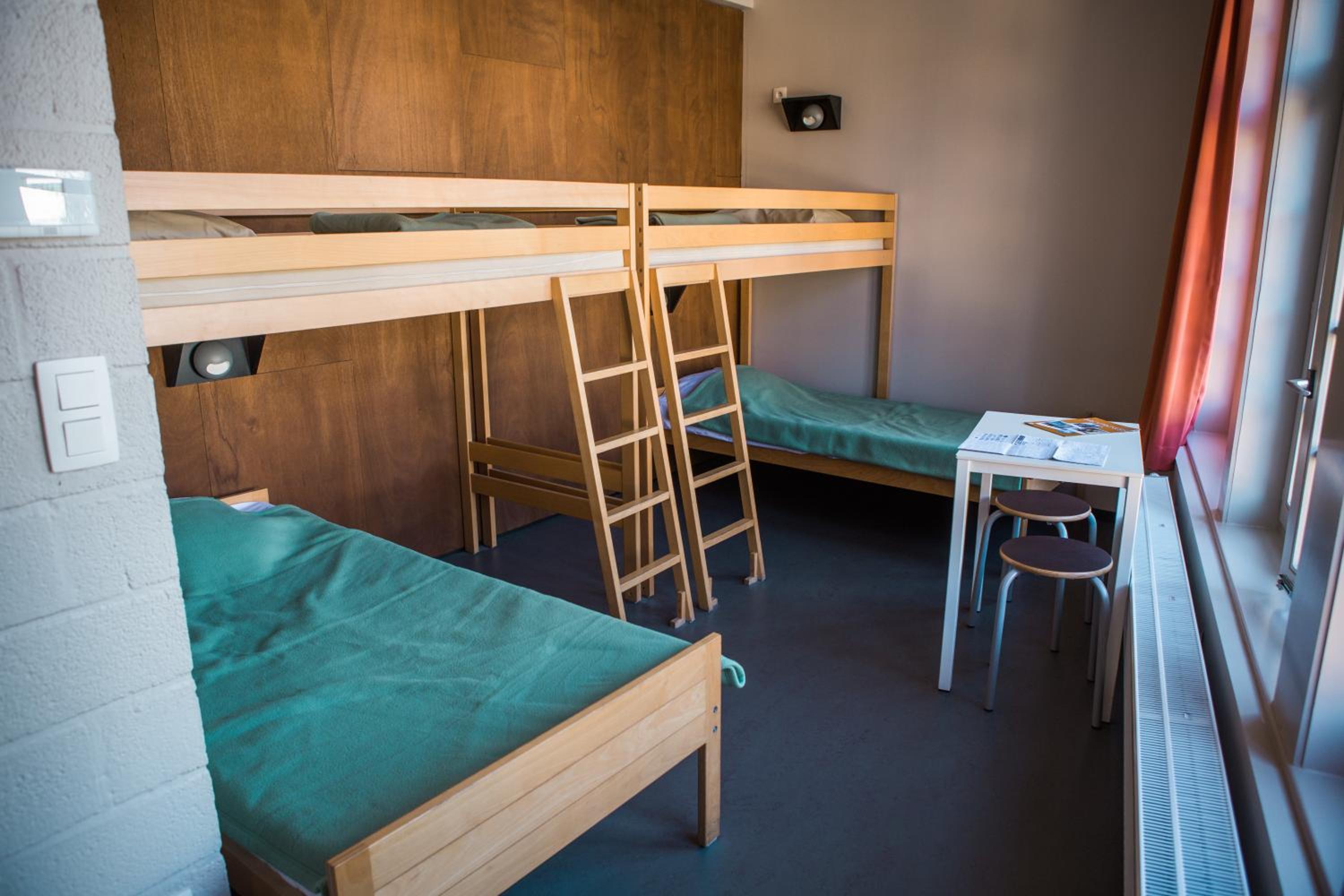 Bed in Female Dormitory Room