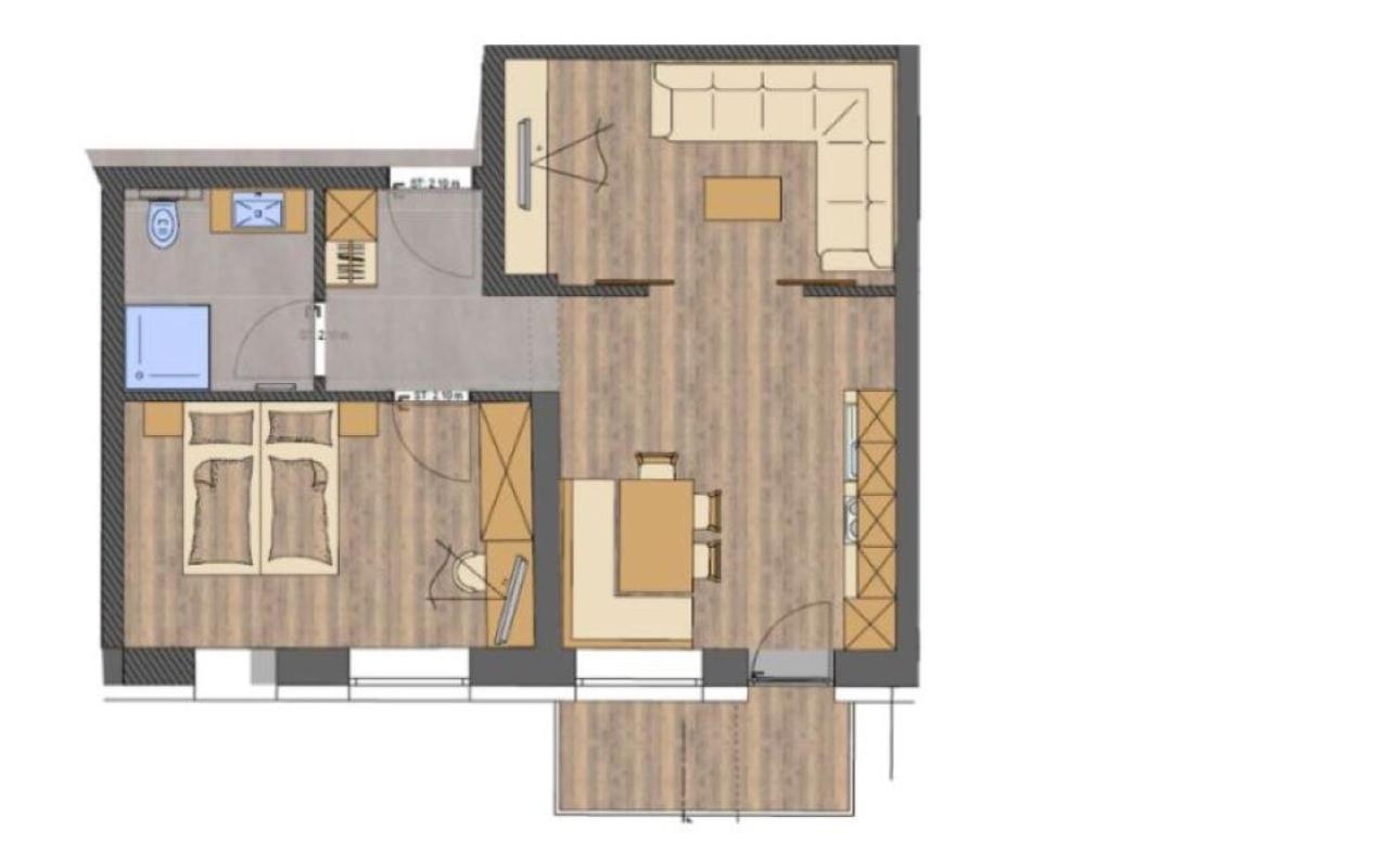 One-Bedroom Apartment with Balcony photo 3