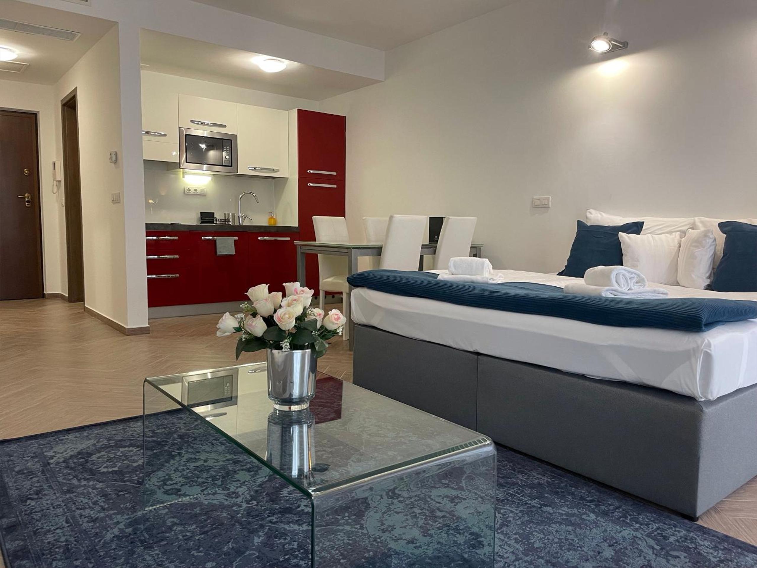Studió Apartman 130m From The Main Building