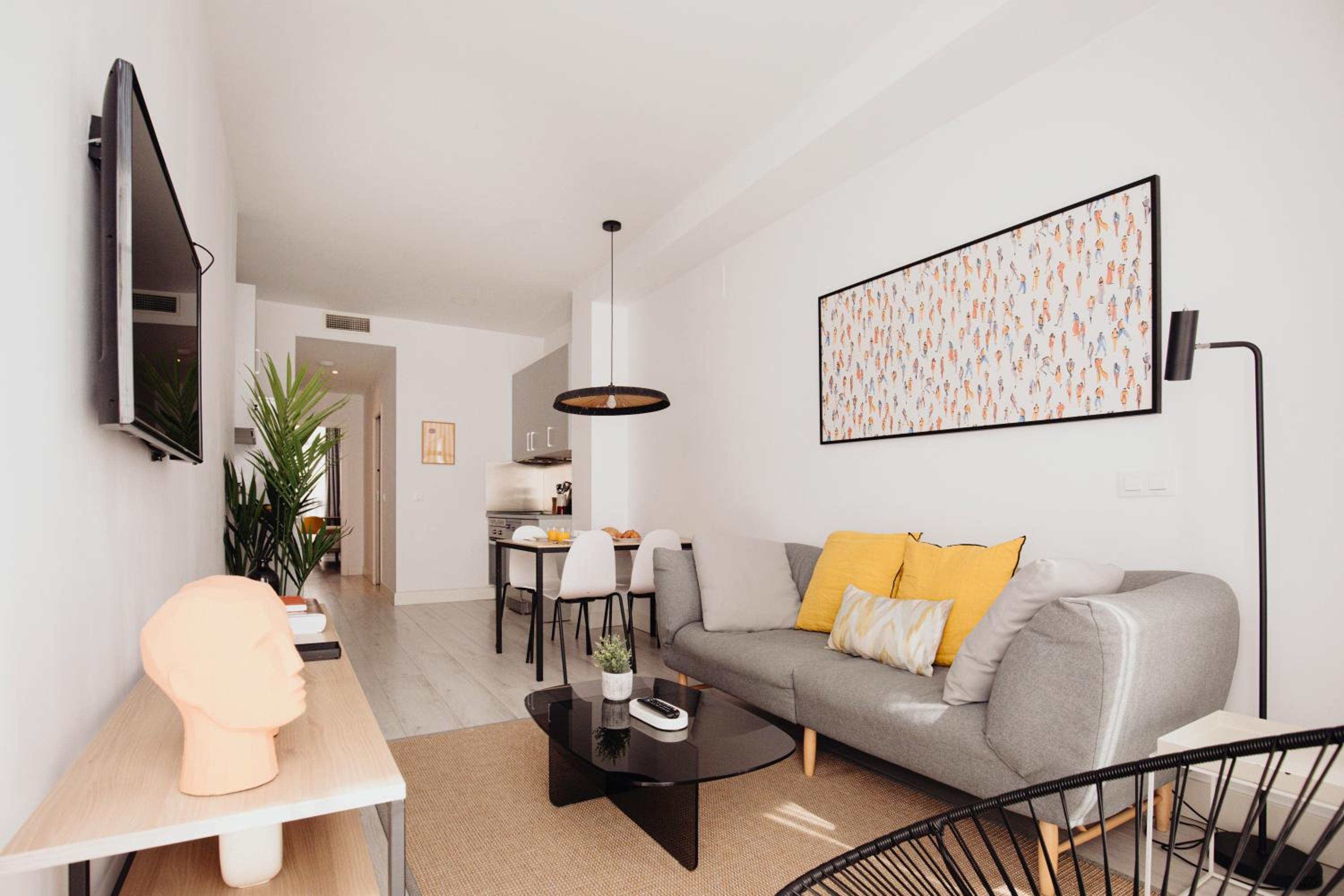 Apartamento de dos habitaciones