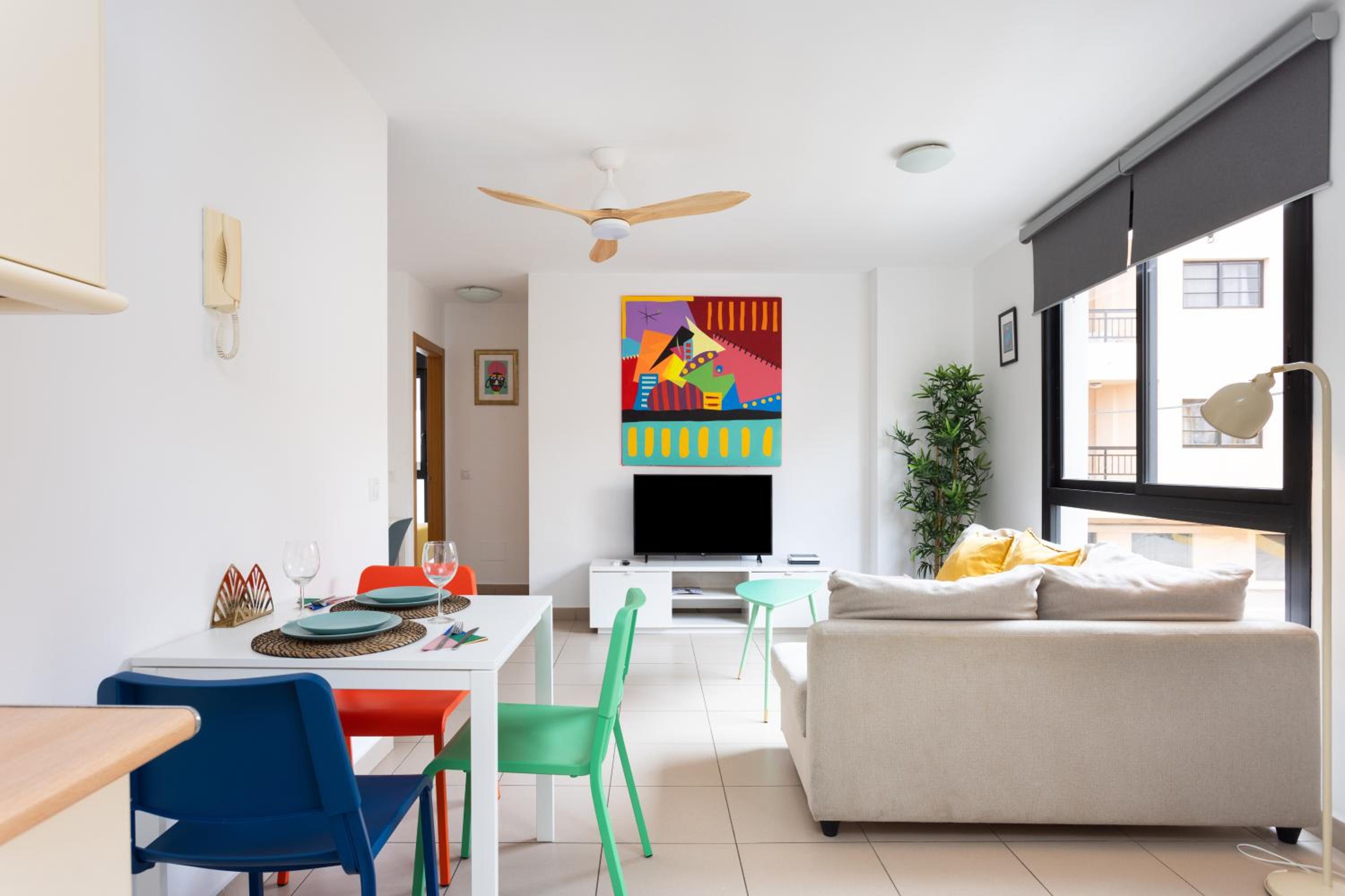 Apartamento de dos habitaciones