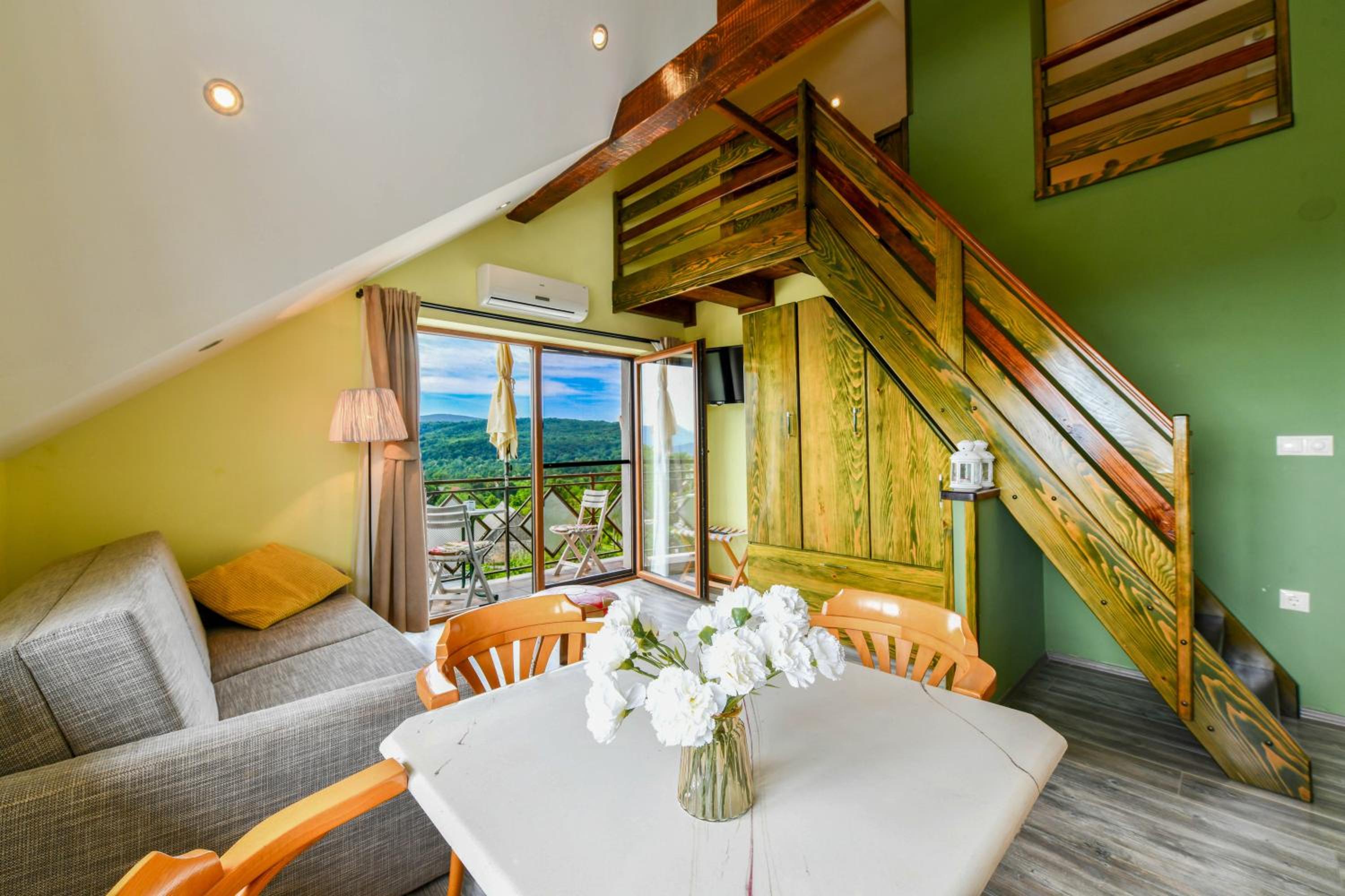 Studio with Balcony