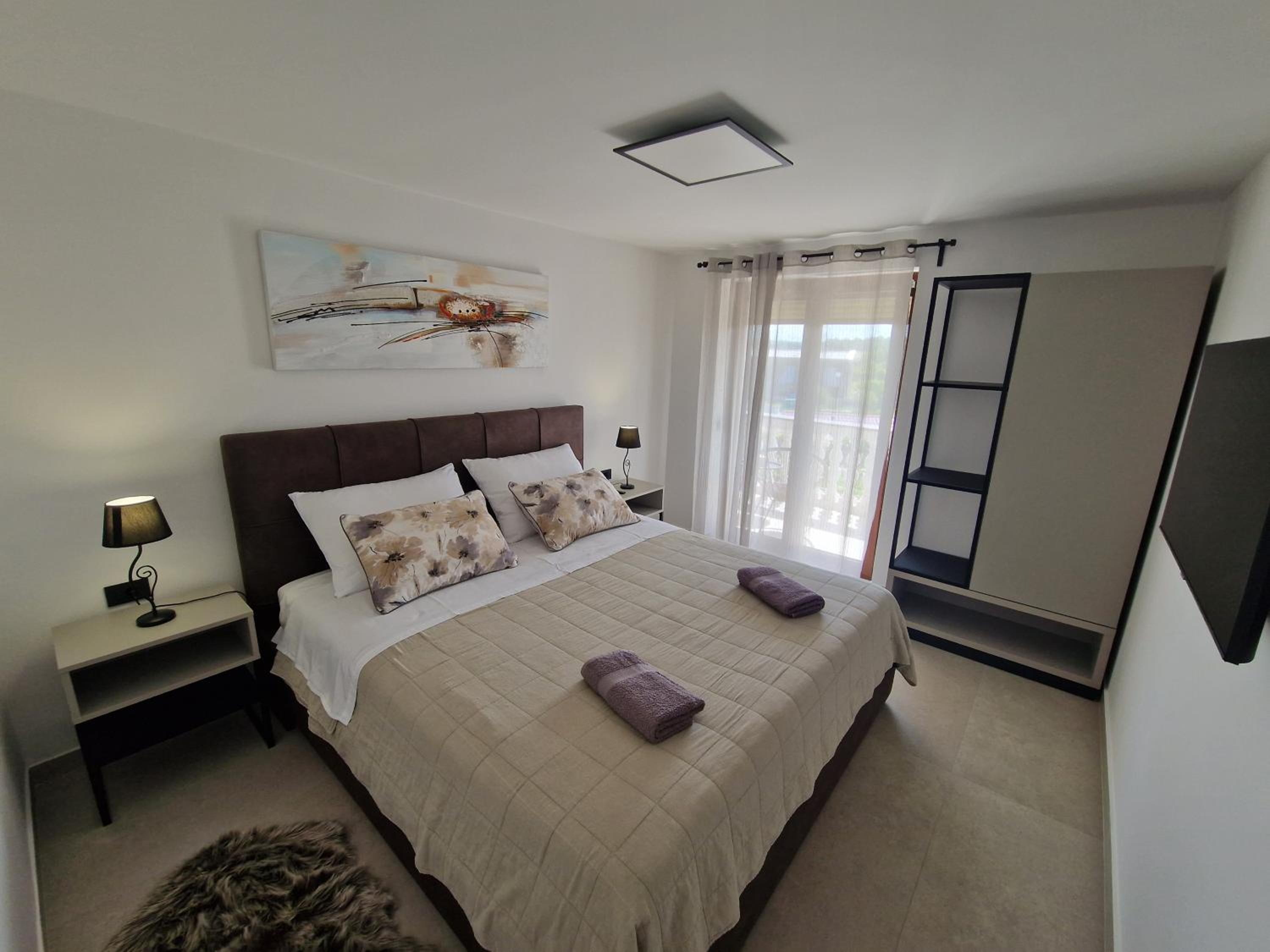 Two-Bedroom Apartment with Balcony and Terrace