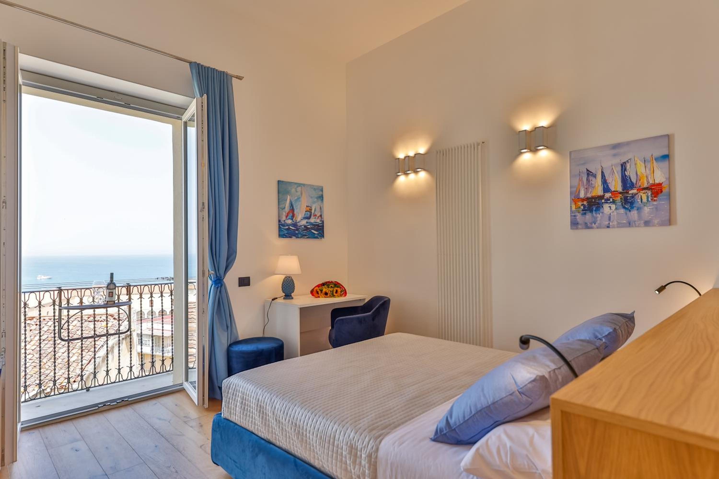 One-Bedroom Apartment with Balcony and Sea View