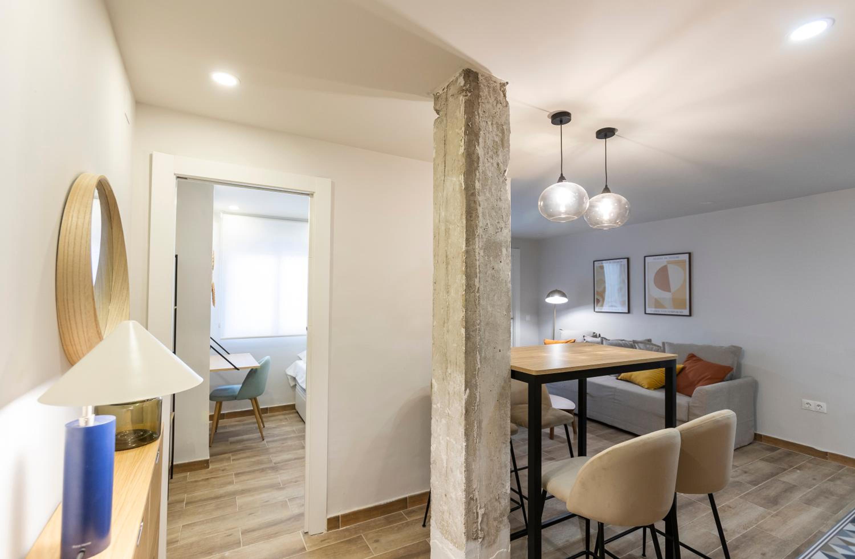 Apartamento de dos habitaciones
