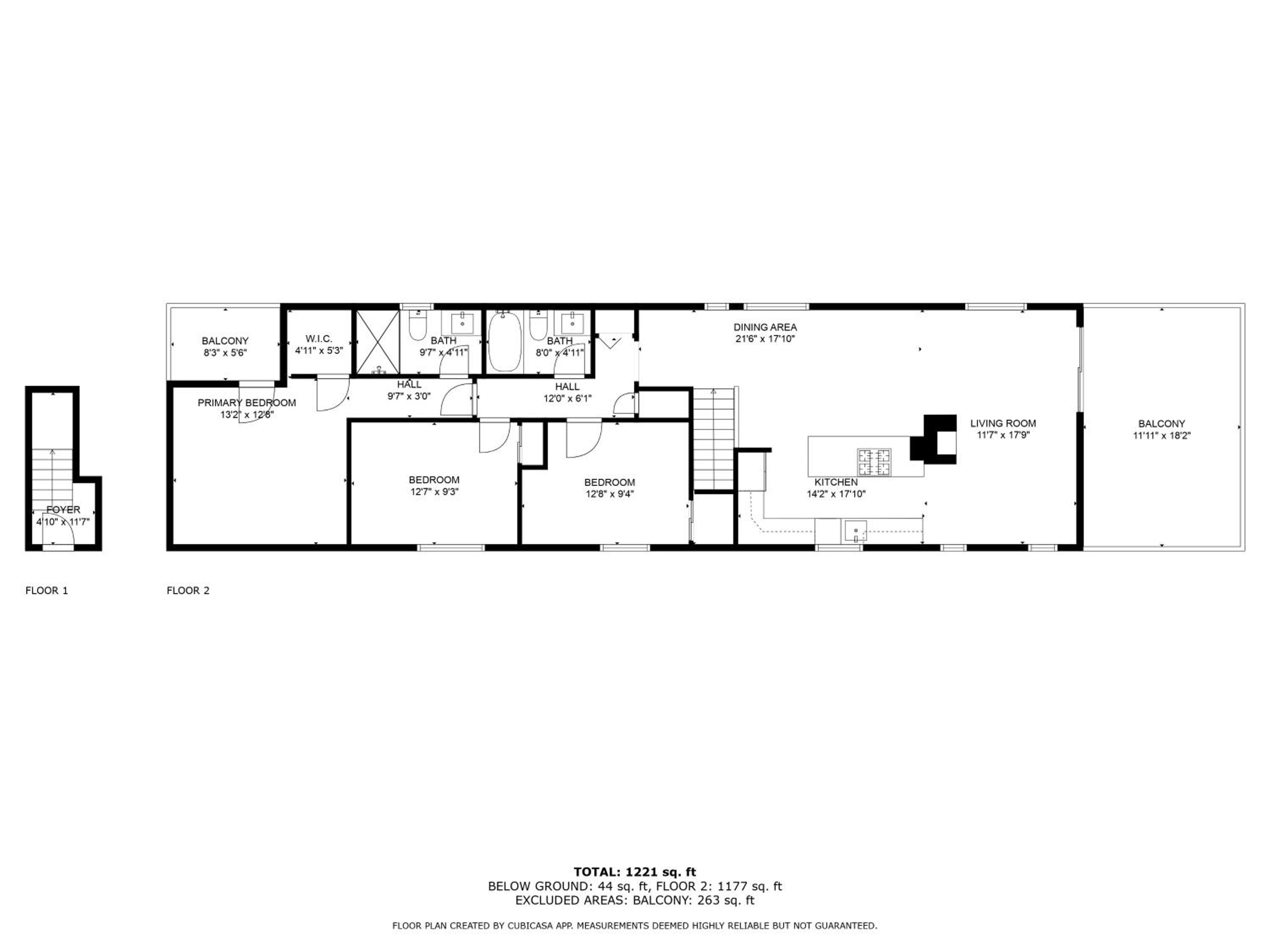 Three-Bedroom Apartment with Balcony photo 3