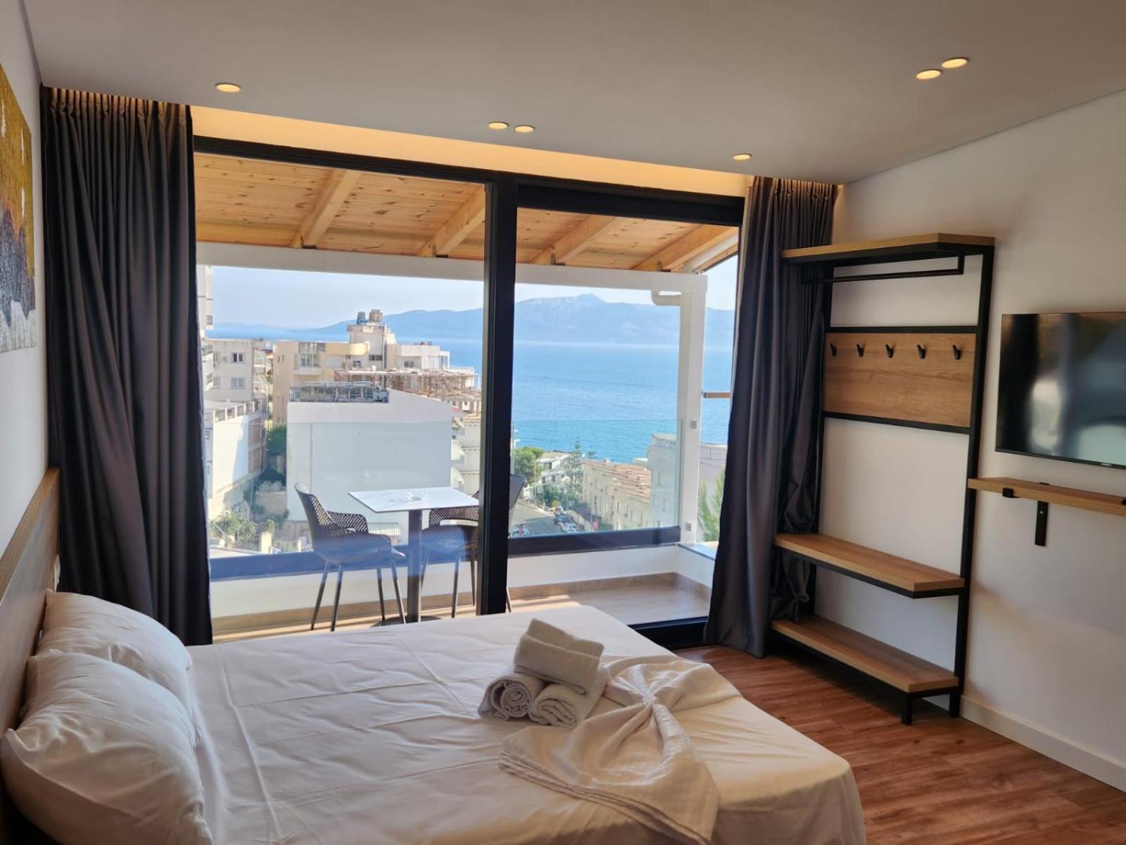 Double Studio with Balcony and Sea View