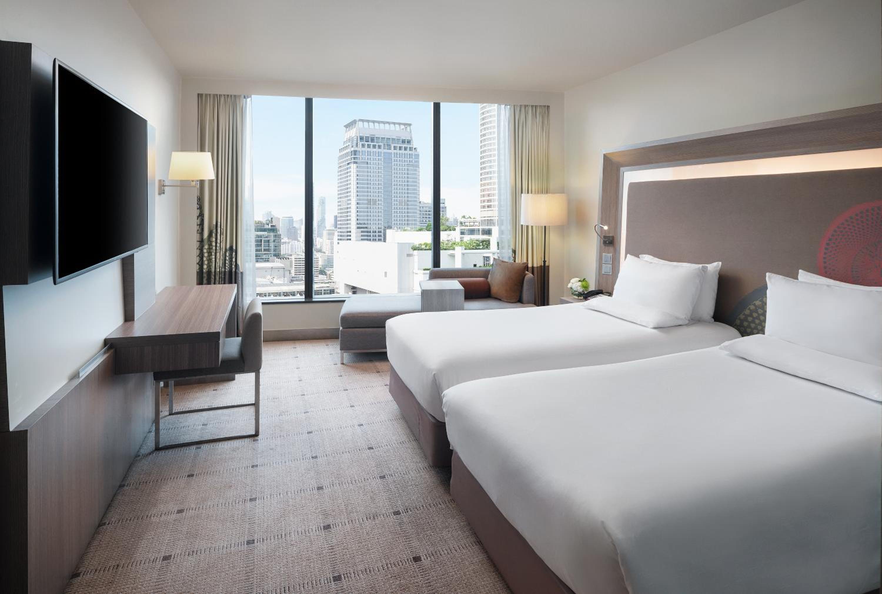 Executive Twin Room with Park View - Lounge Access