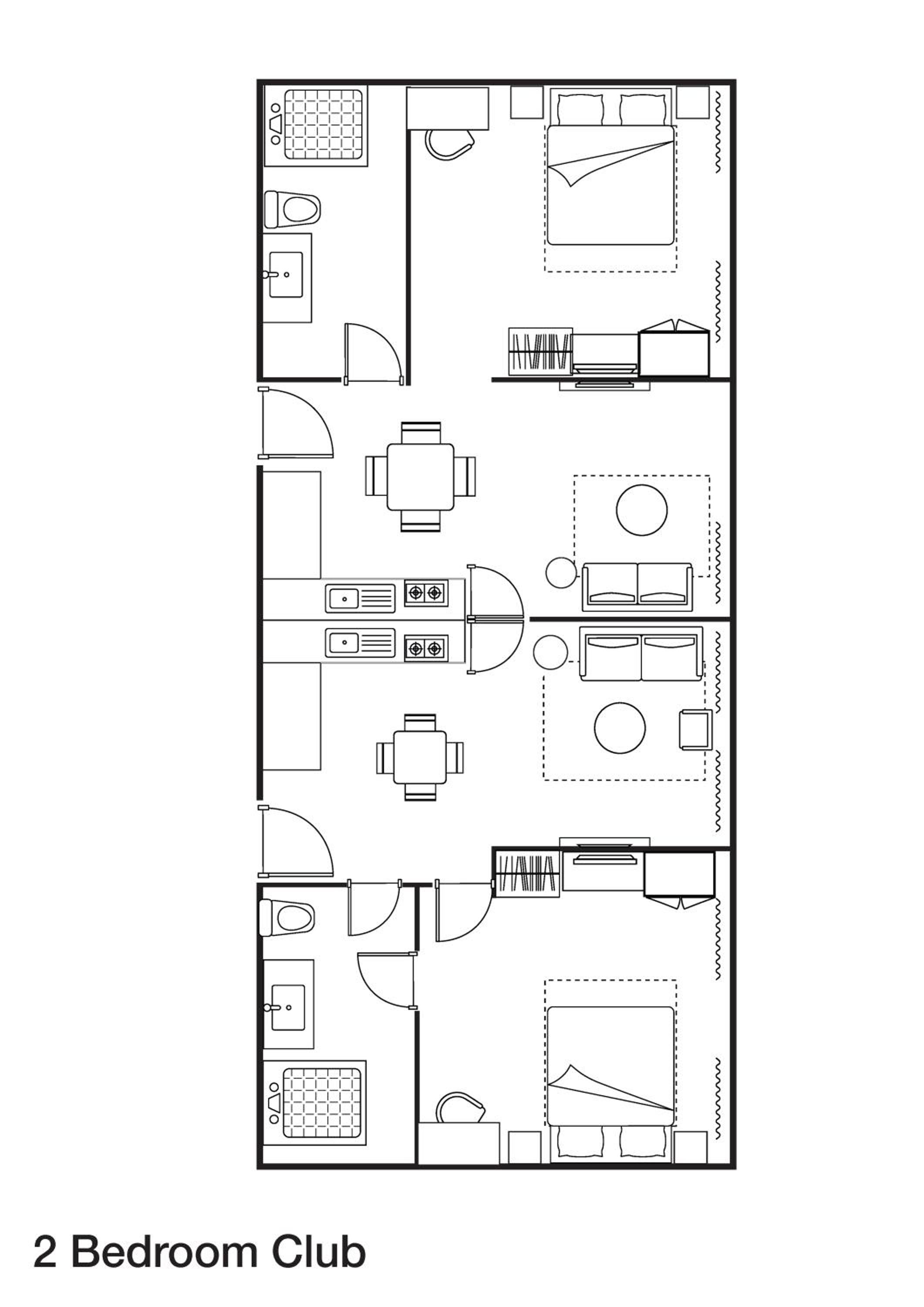 Two-Bedroom Club - Photo 2