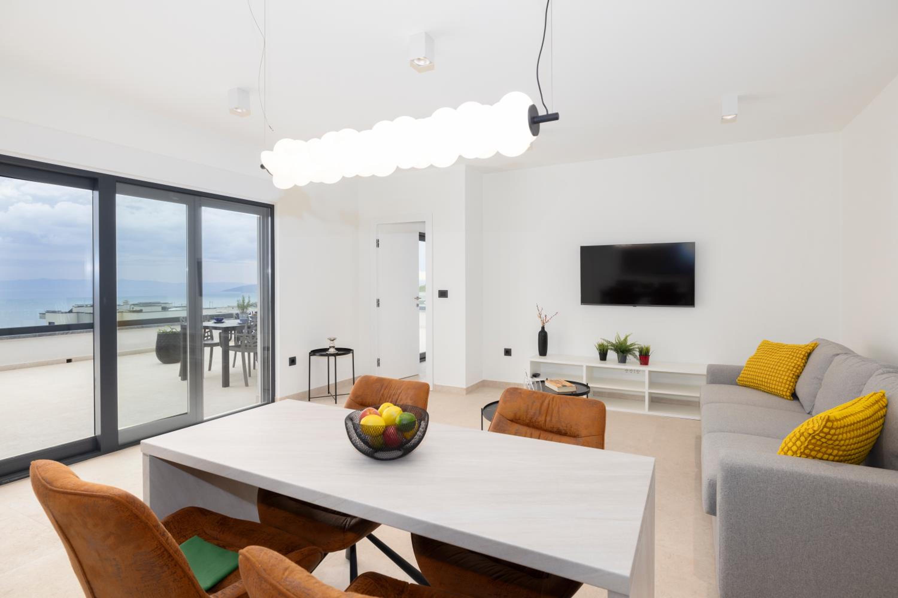 One-Bedroom Apartment with Sea View and Terrace