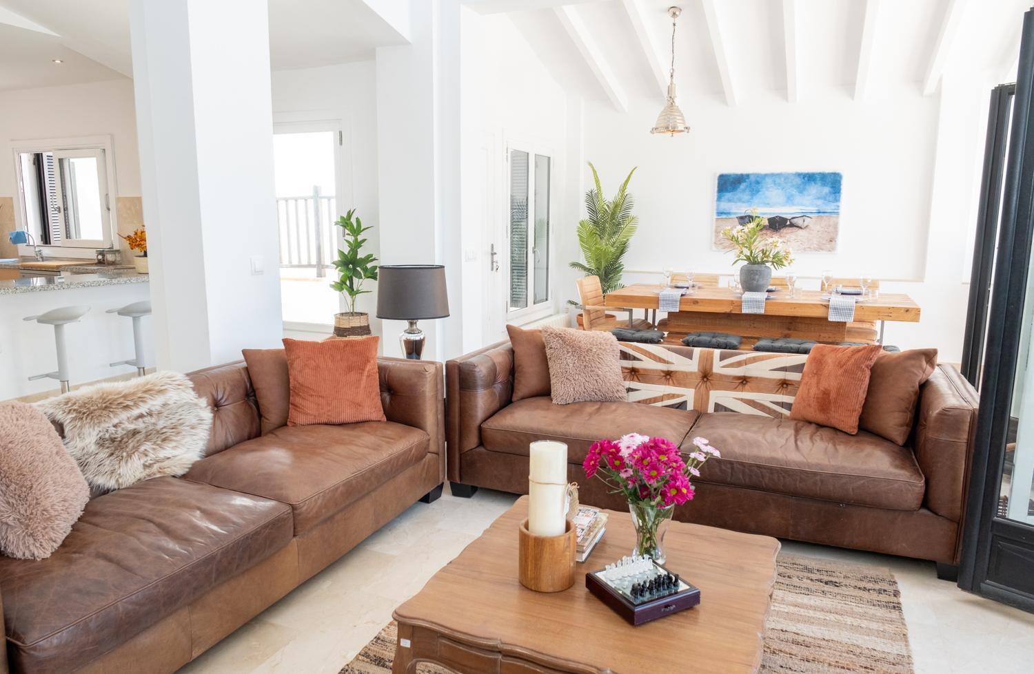 Villa con vistas al jardín