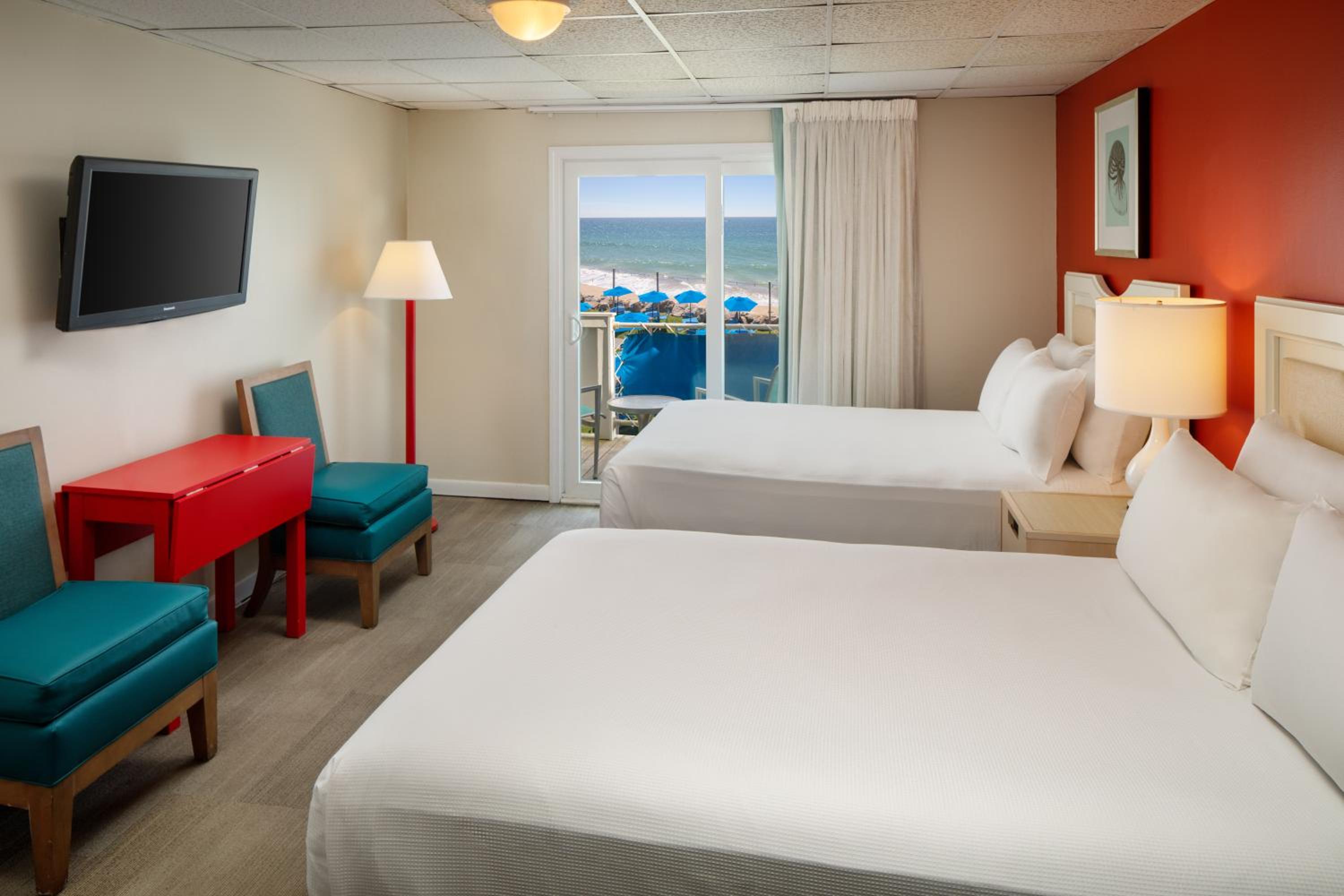 Double Room with Two Double Beds and Oceanview