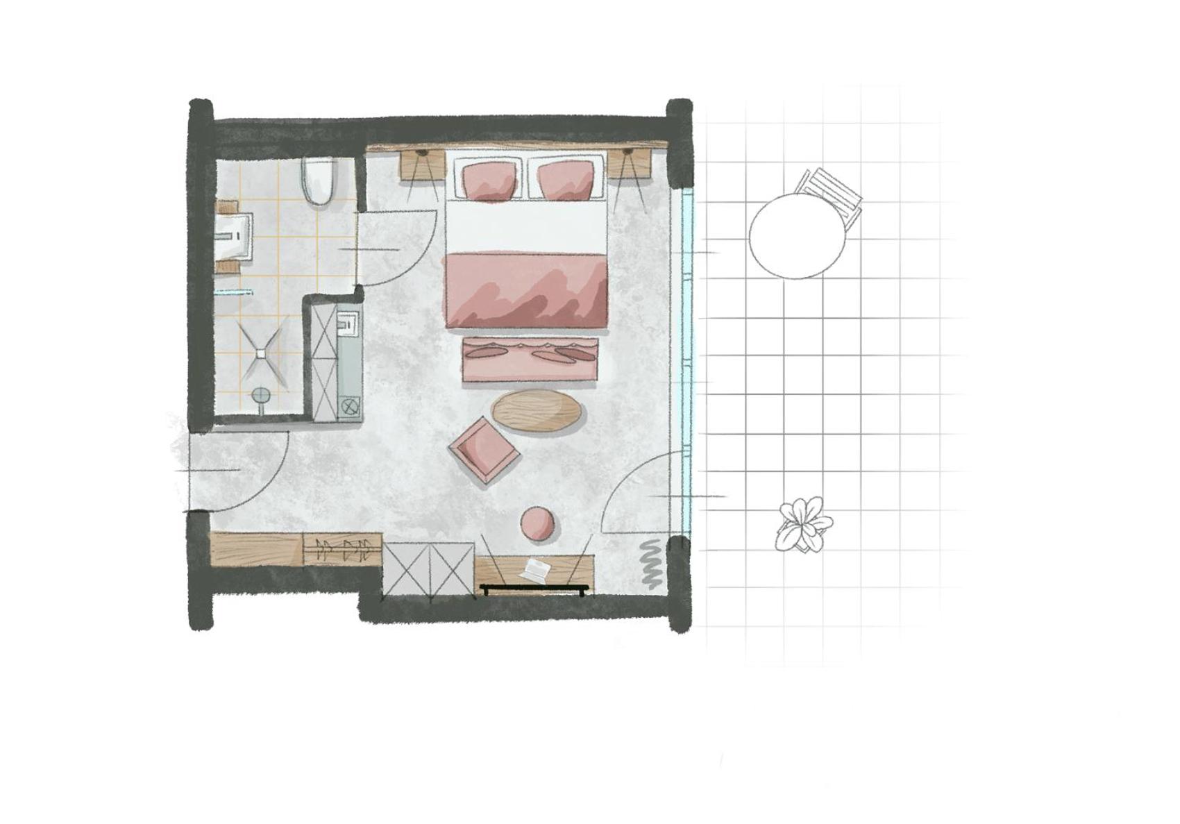 King Room With Balcony