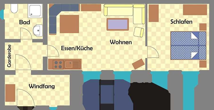 One-Bedroom Apartment with Terrace photo 3