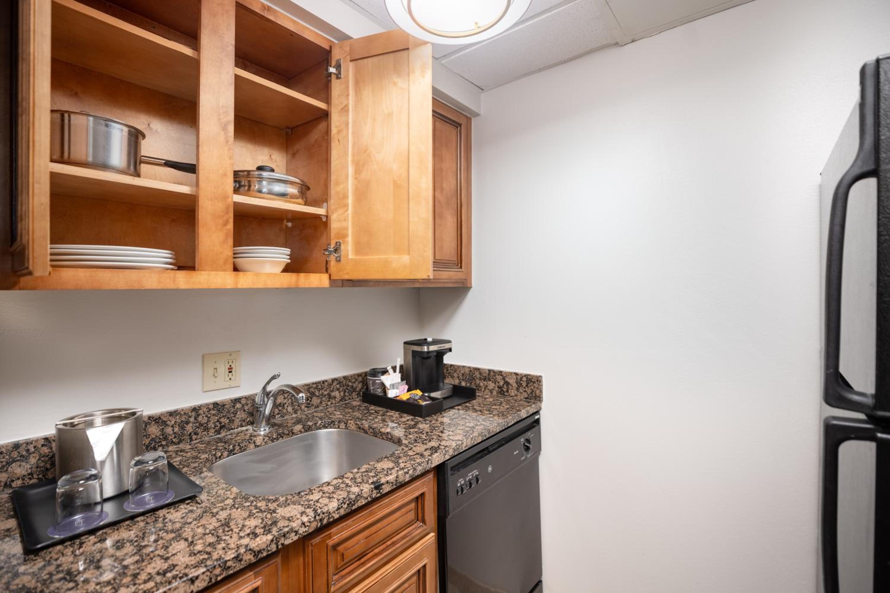 King Studio with Roll-In Shower and Kitchen - Mobility Accessible - Photo 10