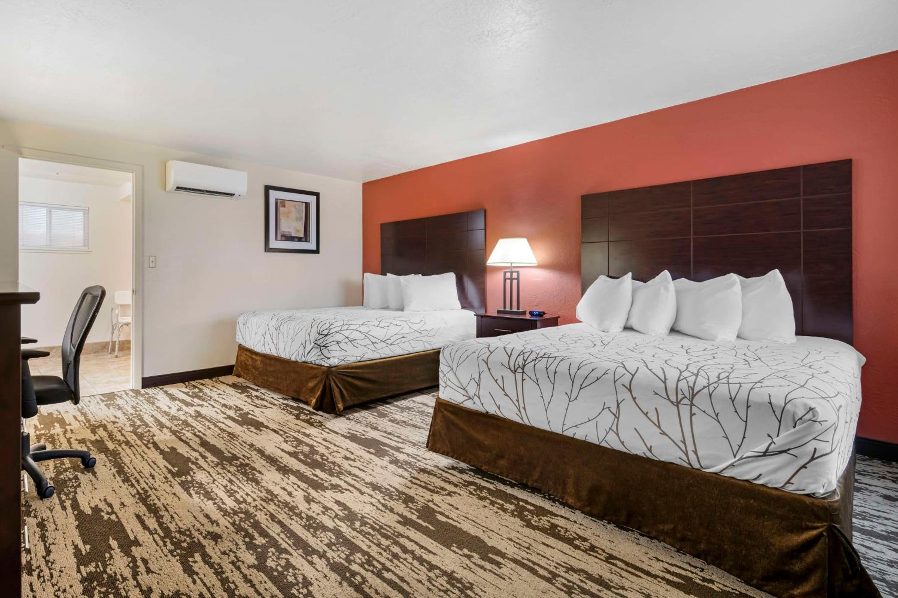 Queen Room With Two Queen Beds With Roll-In Shower - Photo 1