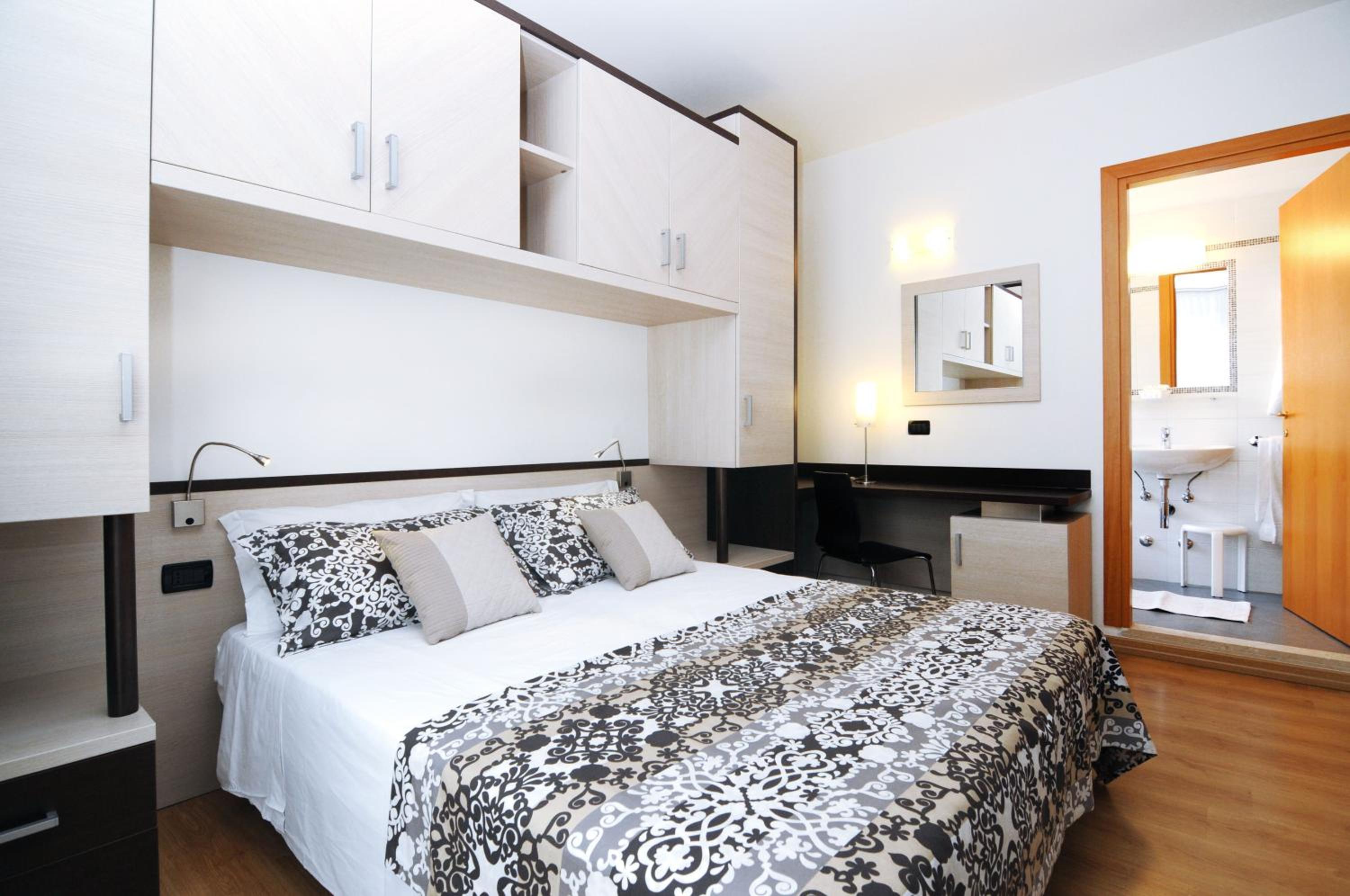Small Double Room with Balcony and Side Sea View