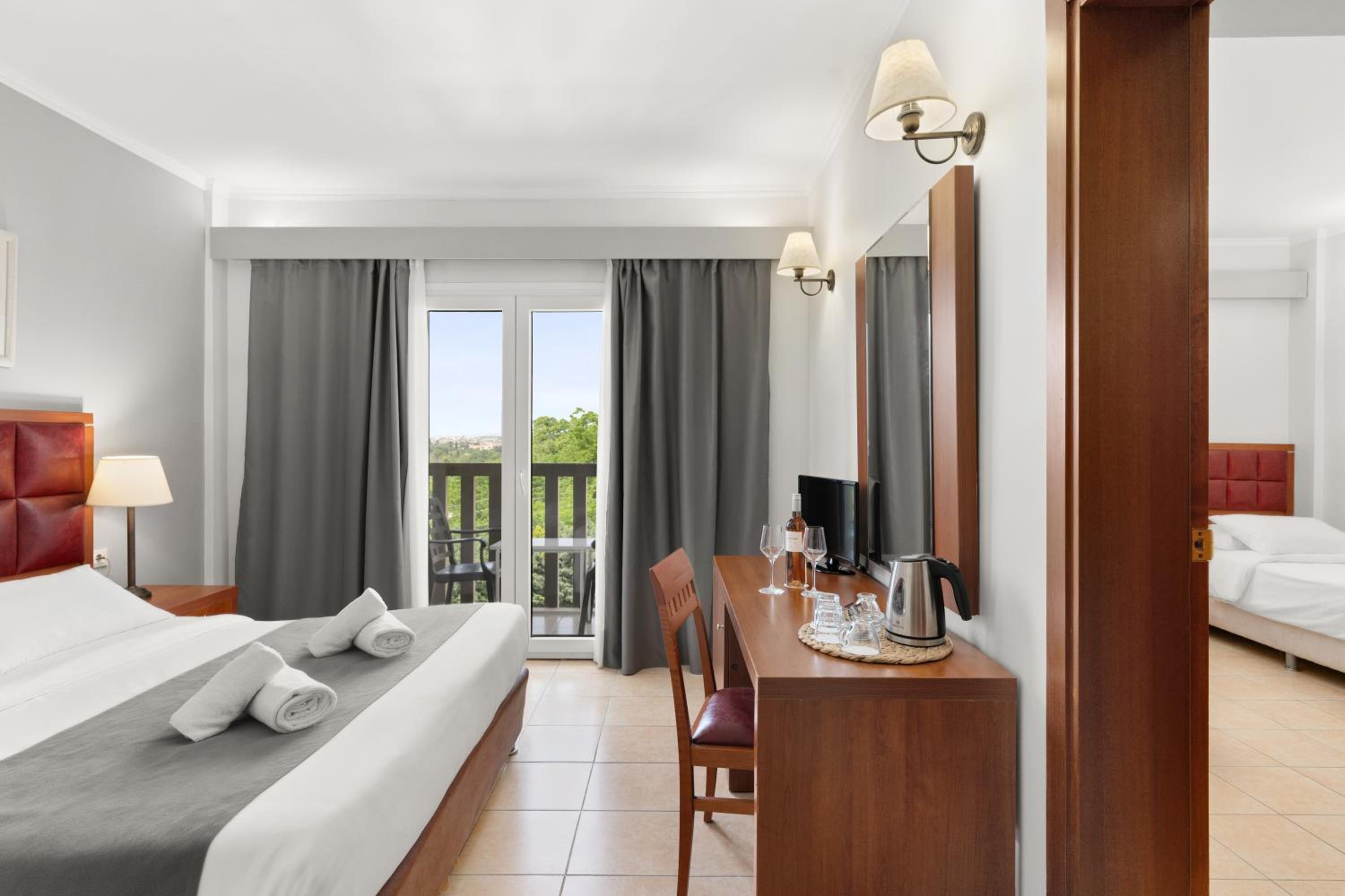 Two-Bedroom Family Room with Land View