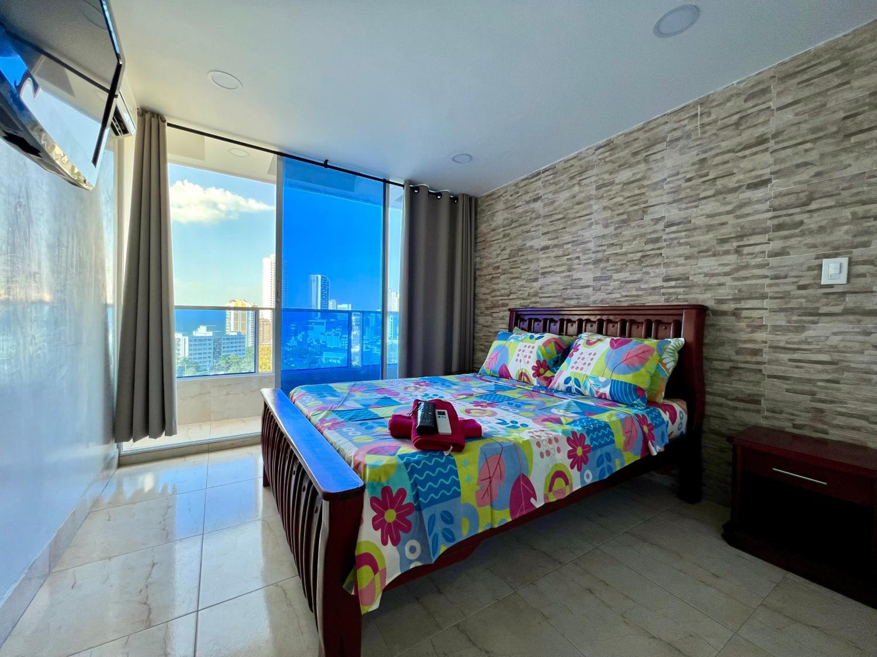 Studio with Balcony