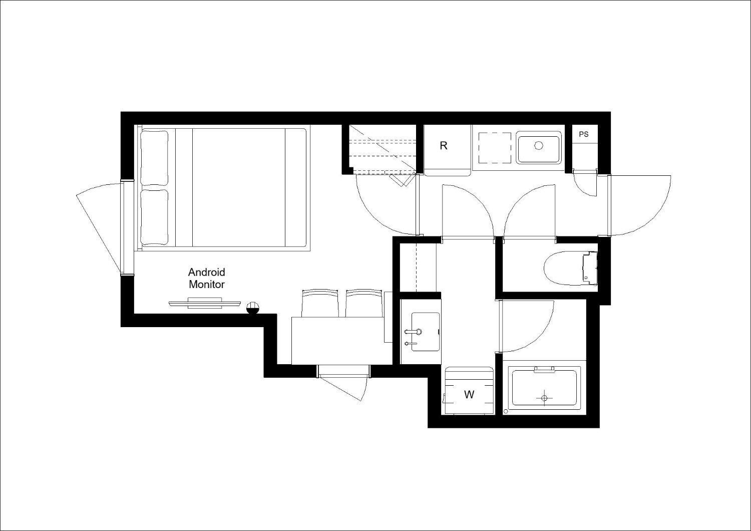 One-Bedroom Apartment photo 1