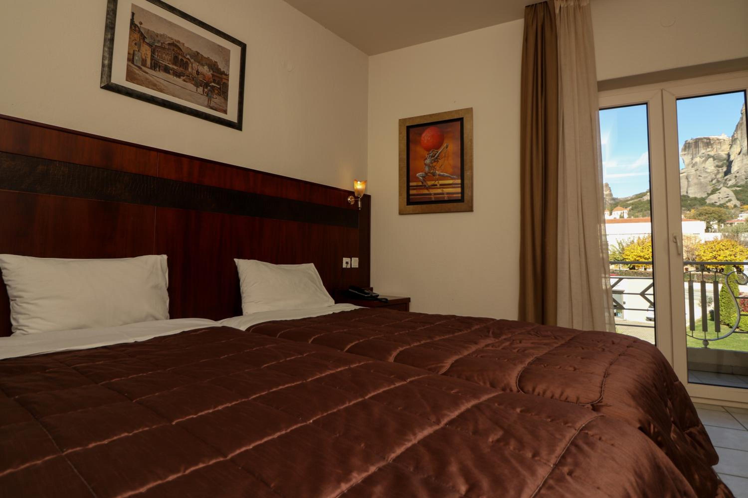 Superior Double or Twin Room with Meteora View