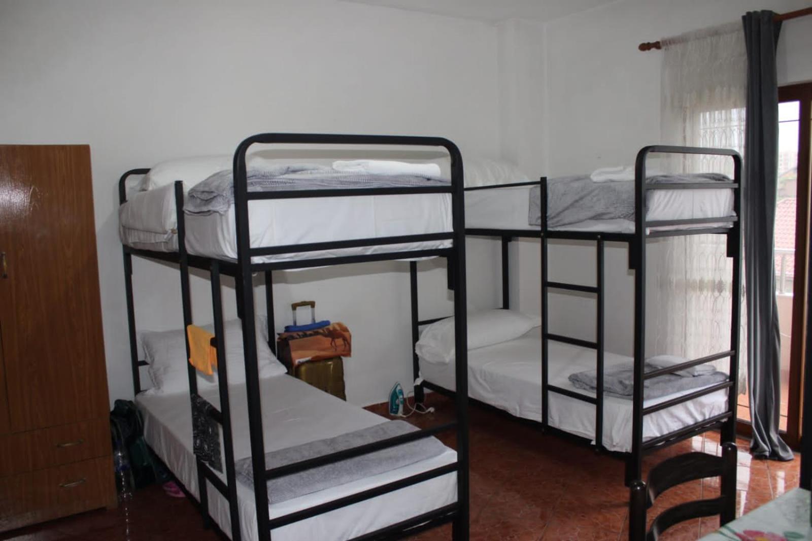 Bunk Bed In Female Dormitory Room  