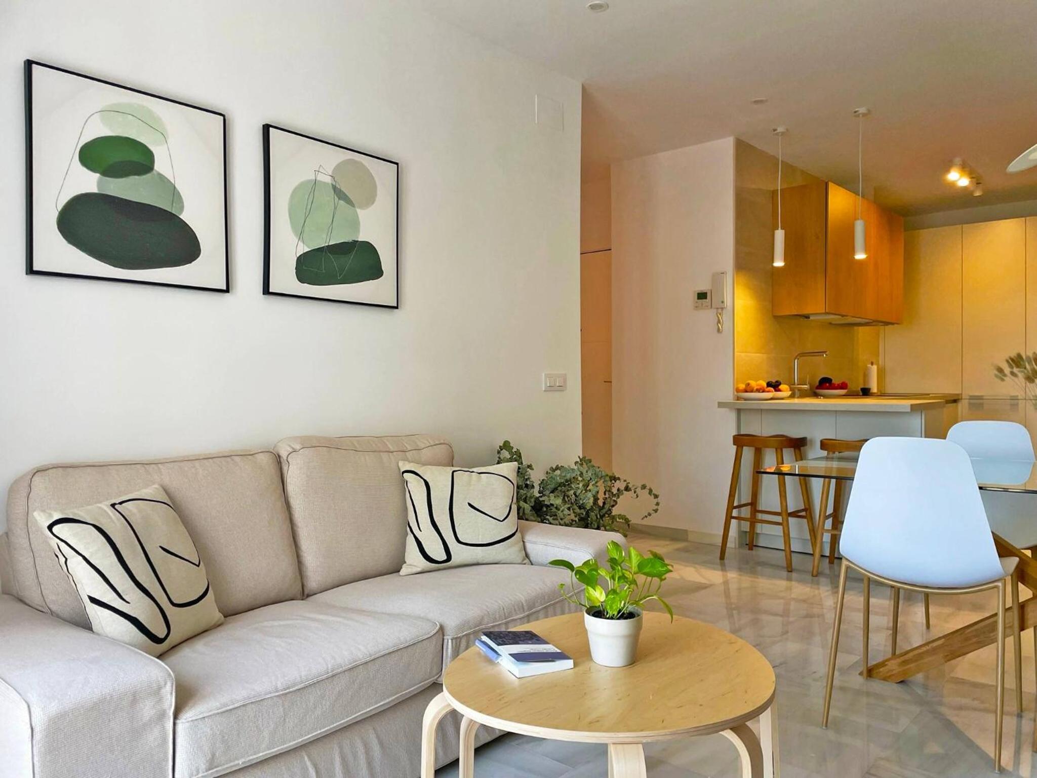 Apartamento de dos habitaciones