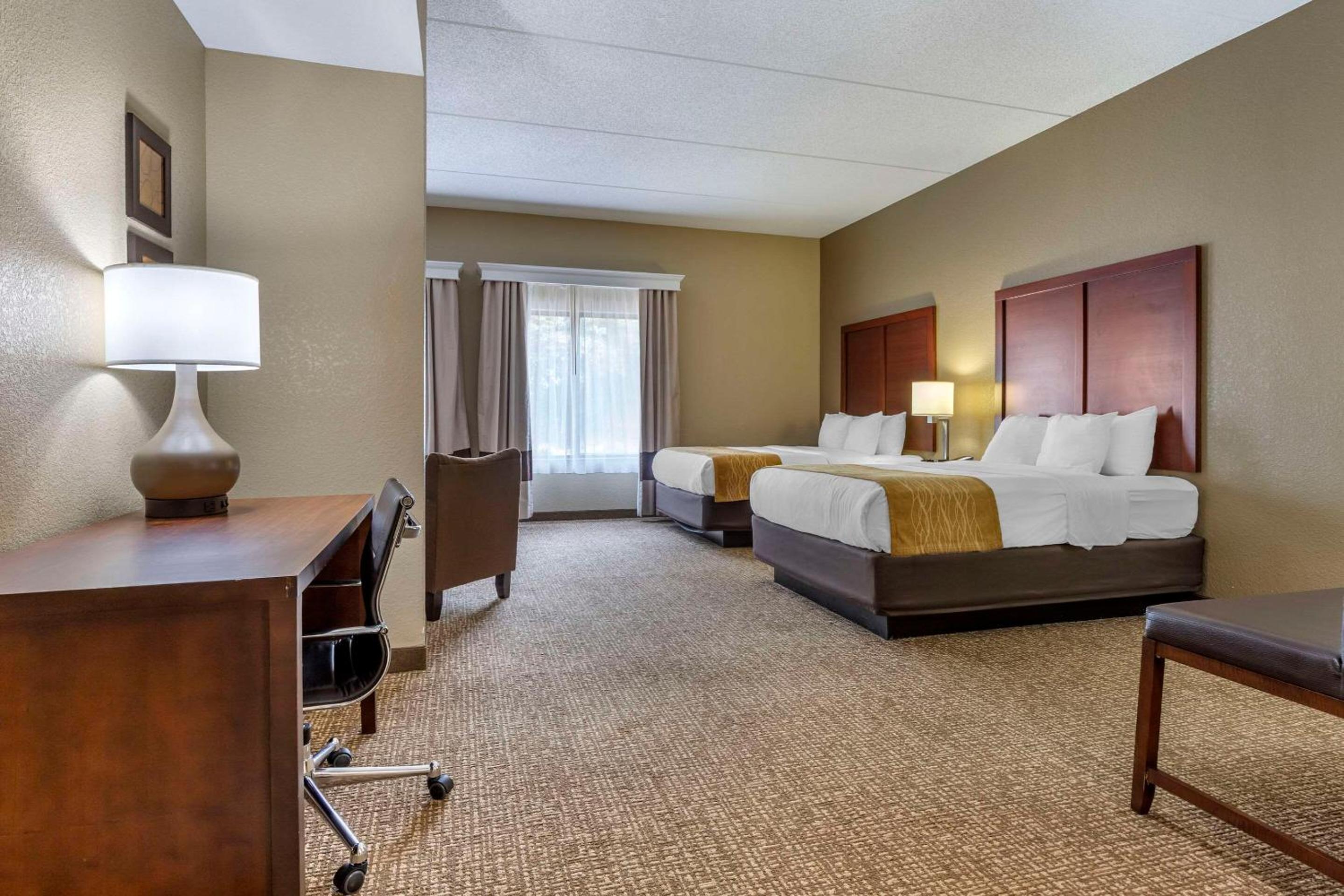 Queen Suite with Two Queen Beds and Sofa Bed - Photo 1