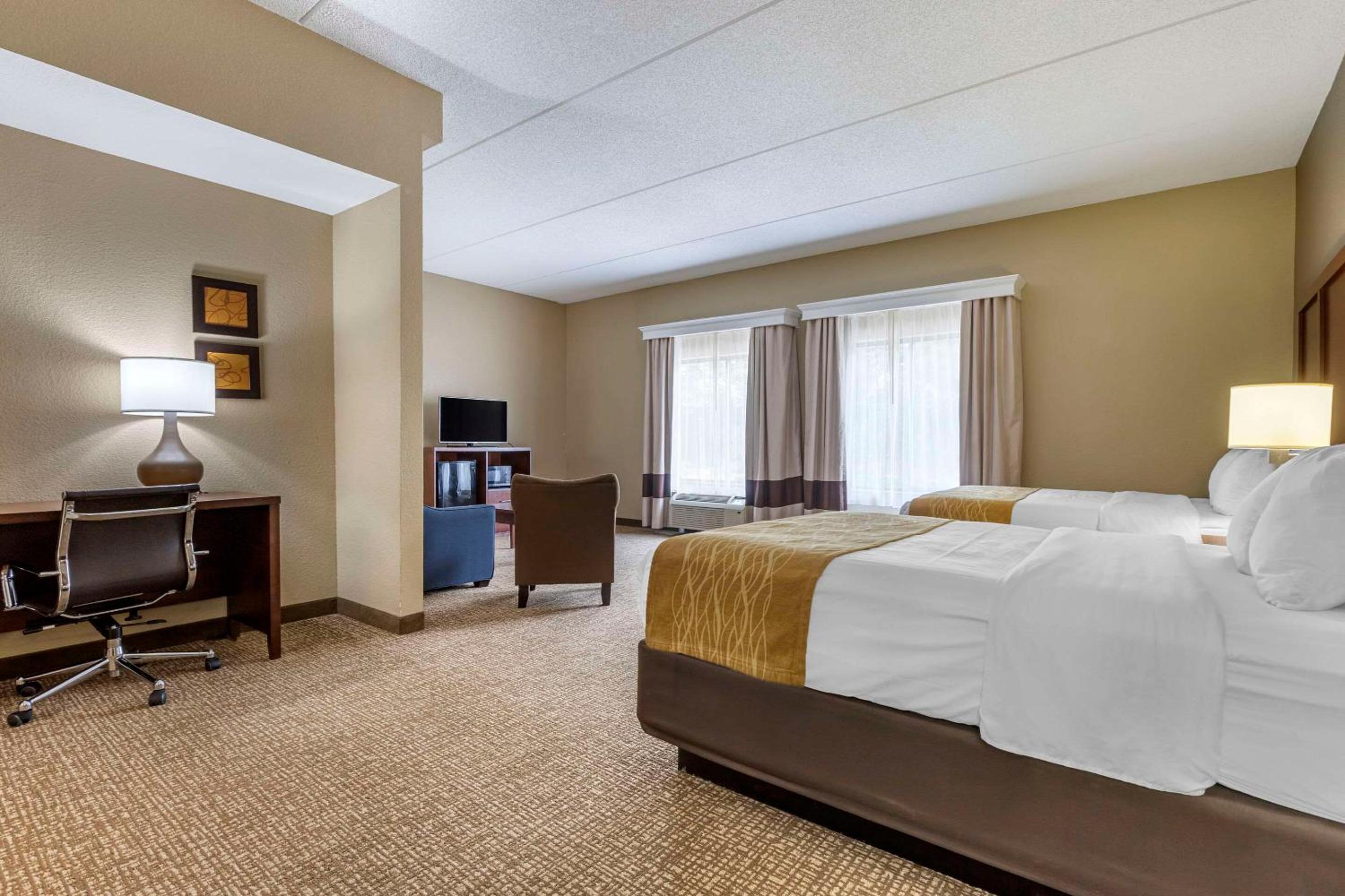 Queen Suite with Two Queen Beds and Sofa Bed - Photo 2