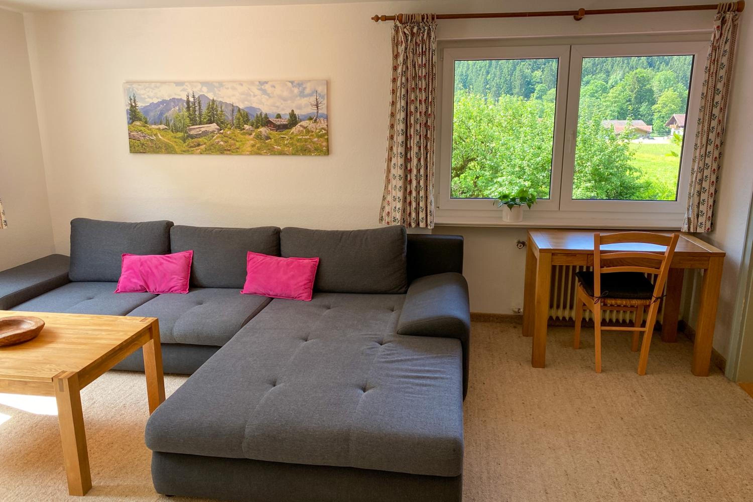 One-Bedroom Apartment with Balcony and Mountain View   photo 1