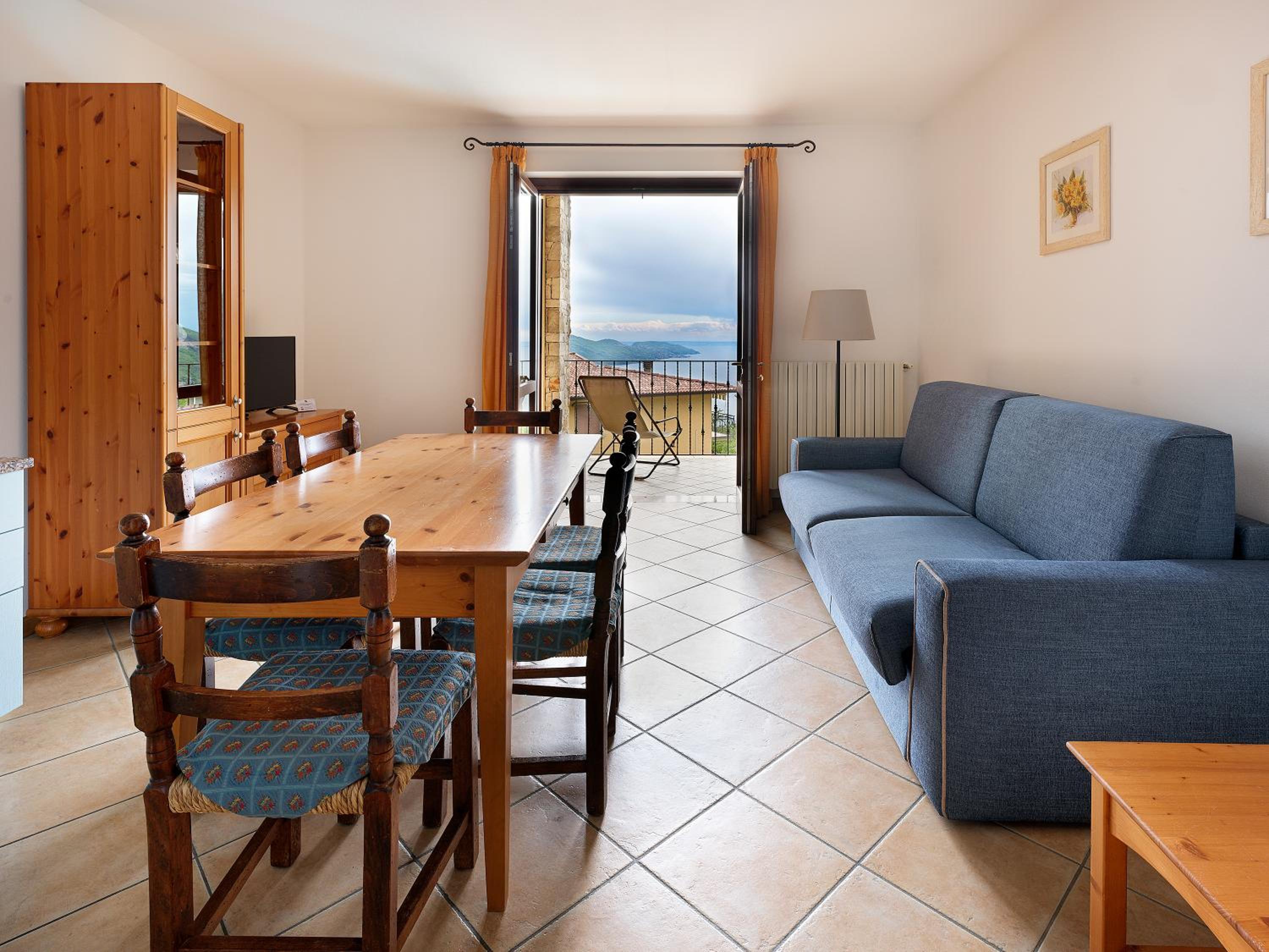 Classic Two-Bedroom Apartment with Partial Lake View