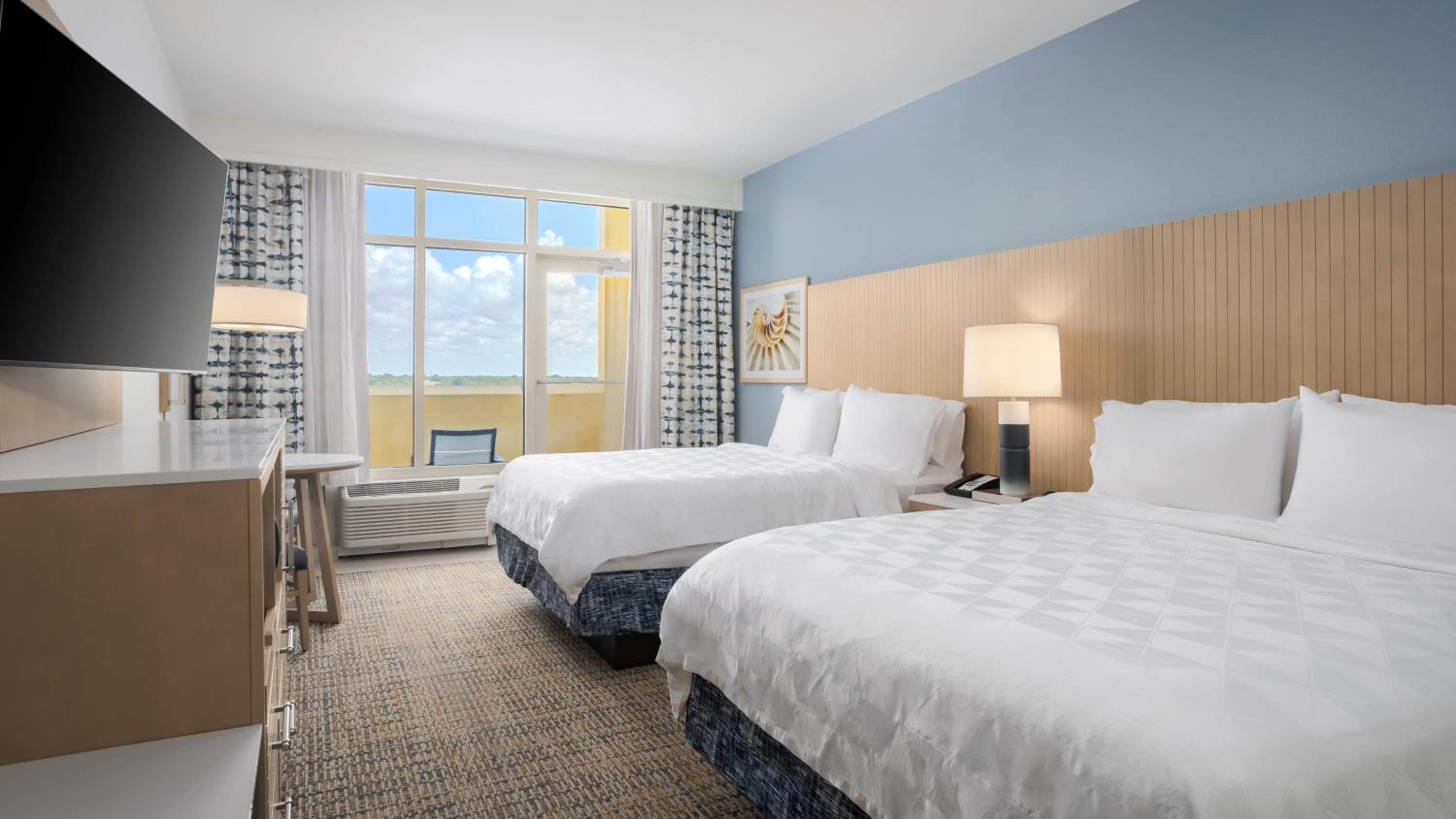 Standard Queen Room with Two Queen Beds and Furnished Balcony