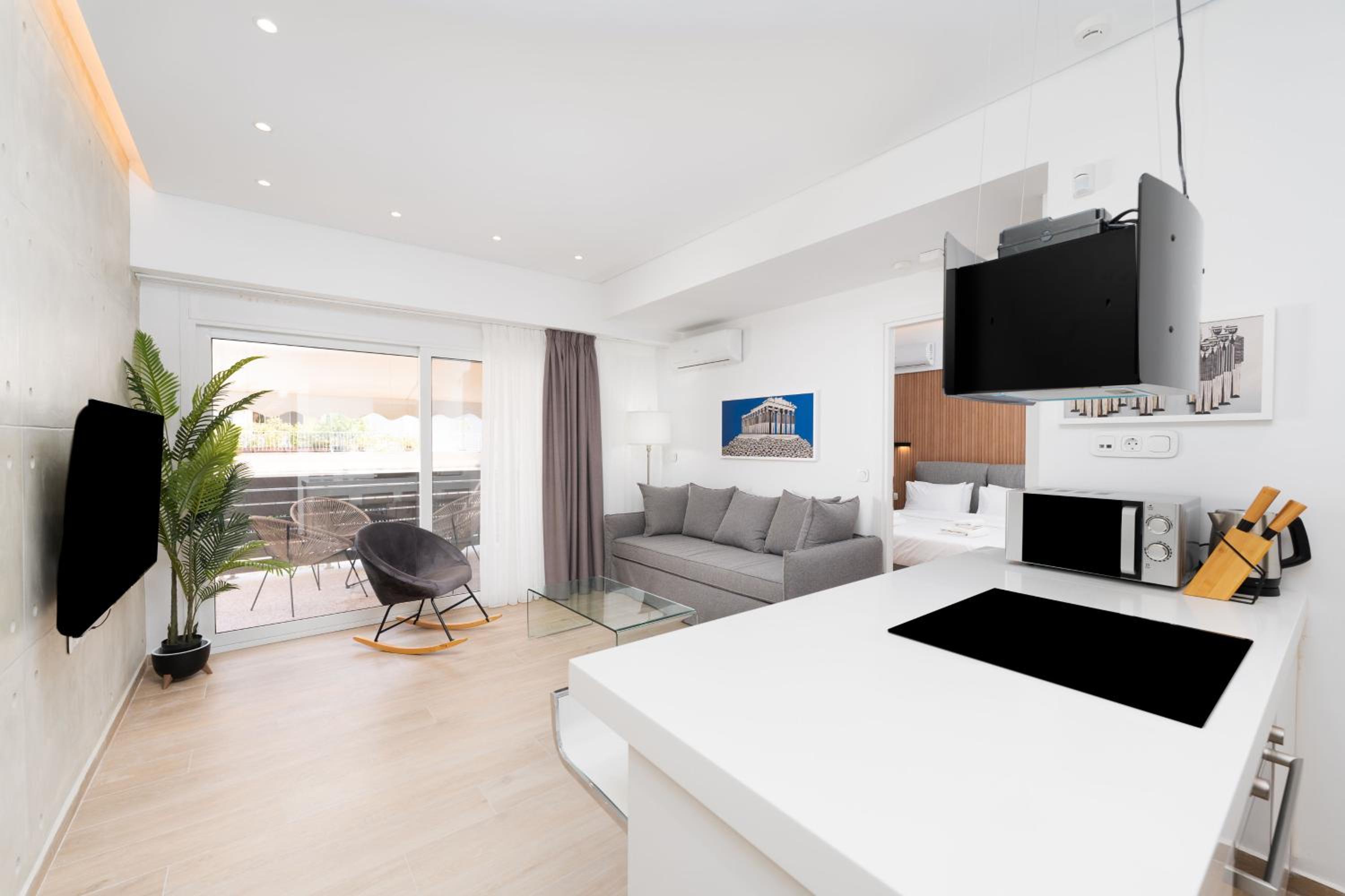 One-Bedroom Apartment with Balcony and City View