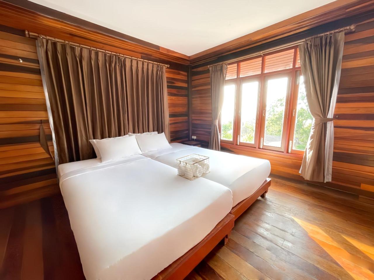 Wooden Chalet Triple