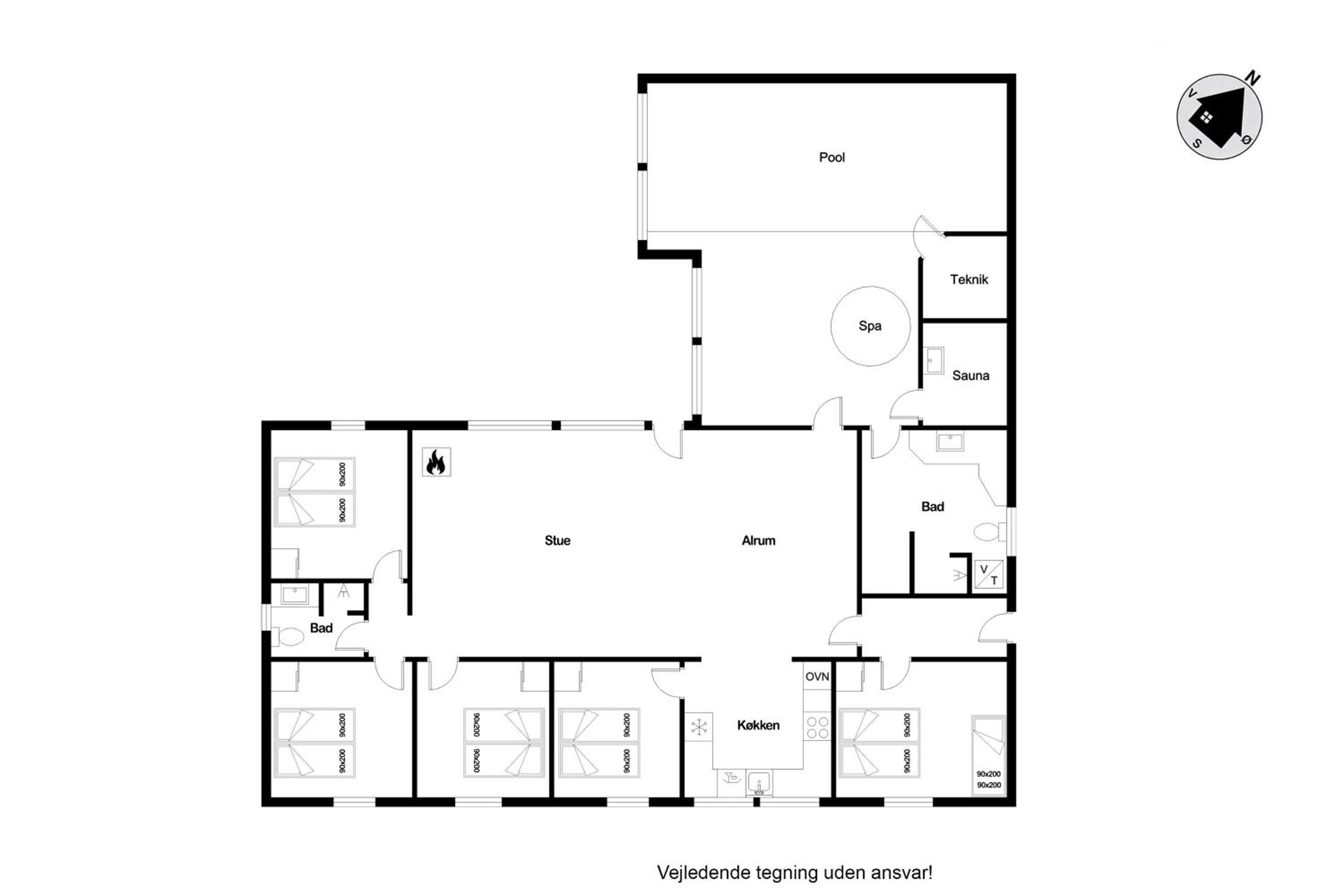 Five-Bedroom Holiday Home photo 3