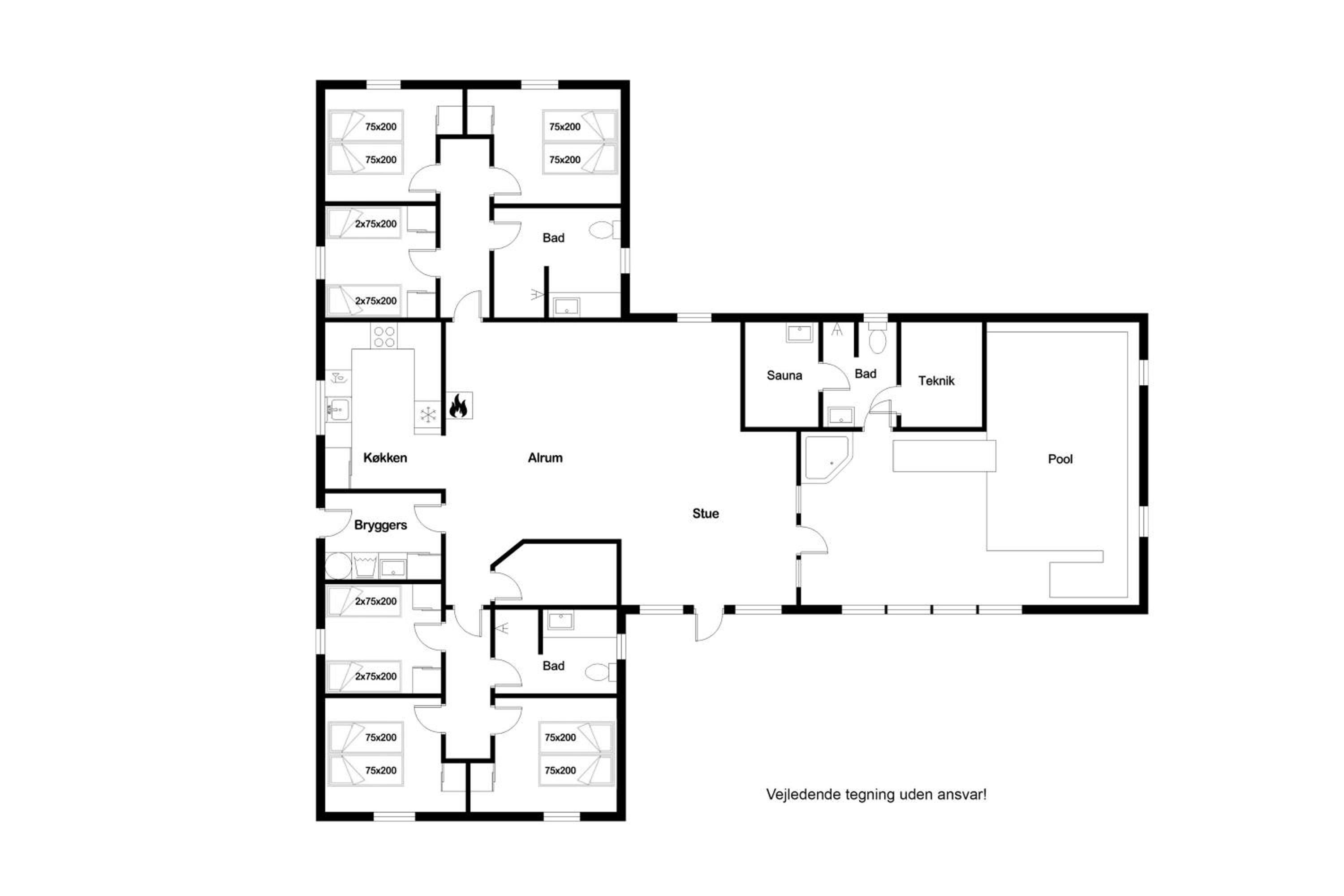 Six-Bedroom Holiday Home photo 2