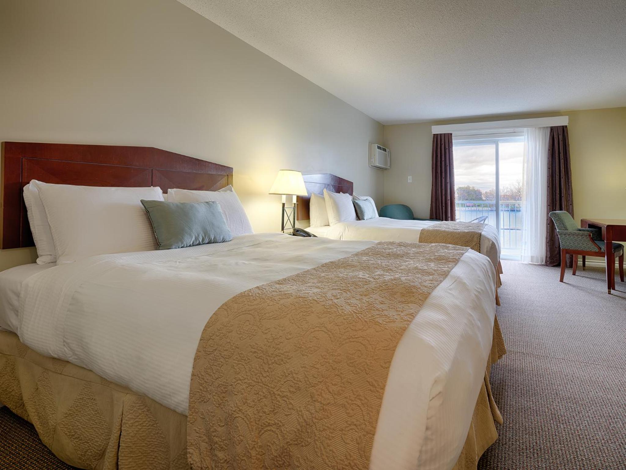 Superior Queen Room with Two Queen Beds and River View