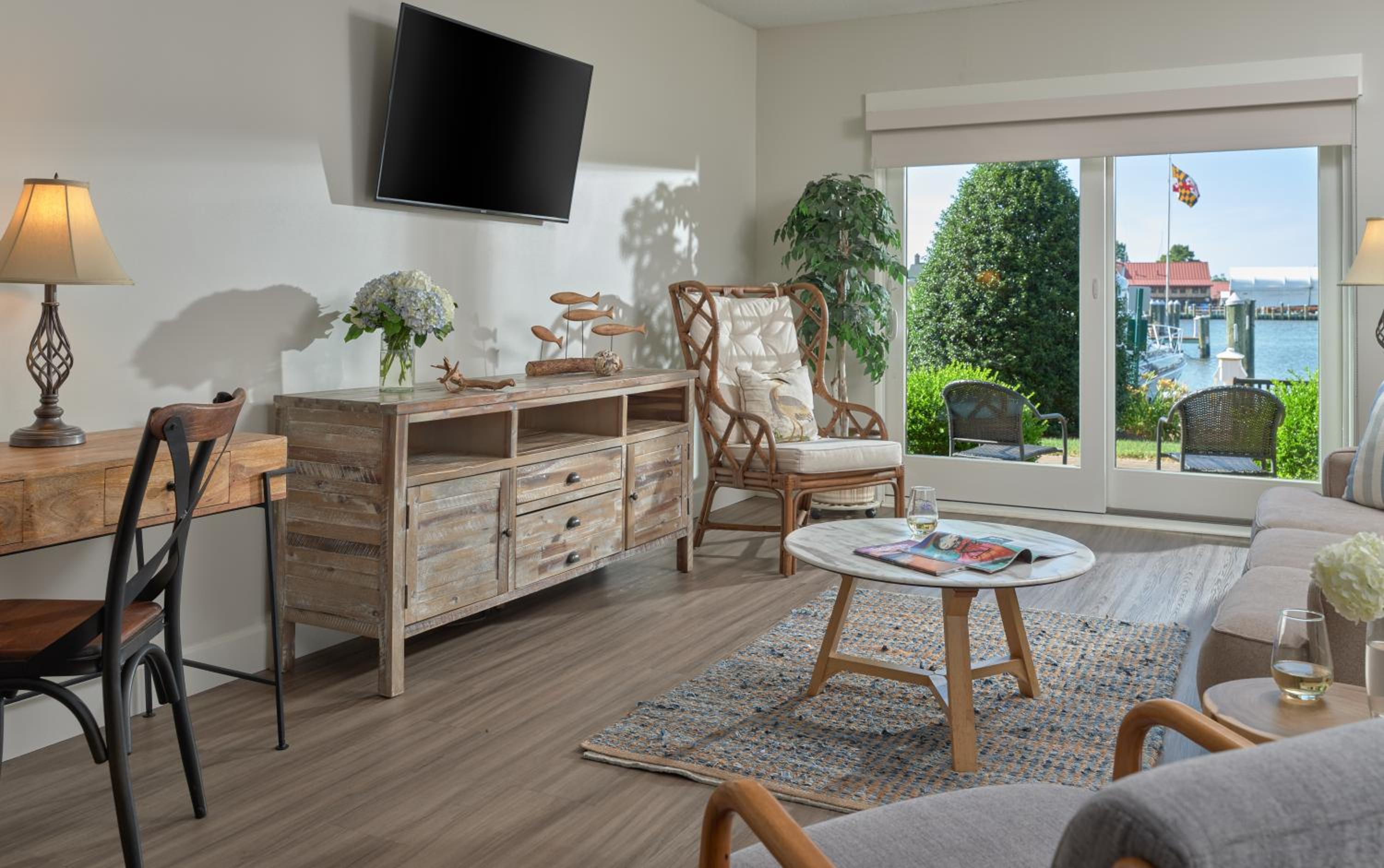 Waterfront Queen Suite with Patio