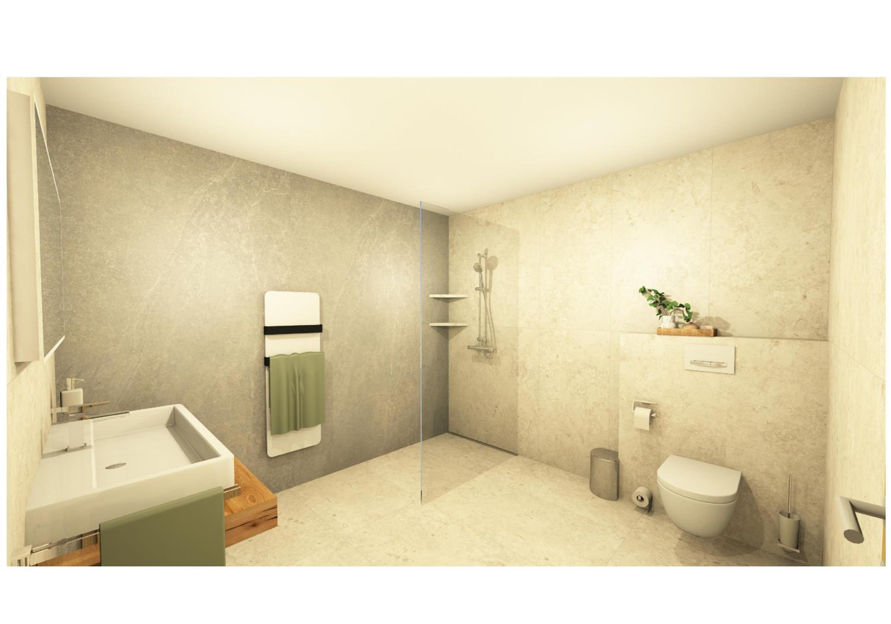One-Bedroom Apartment with Shower photo 1