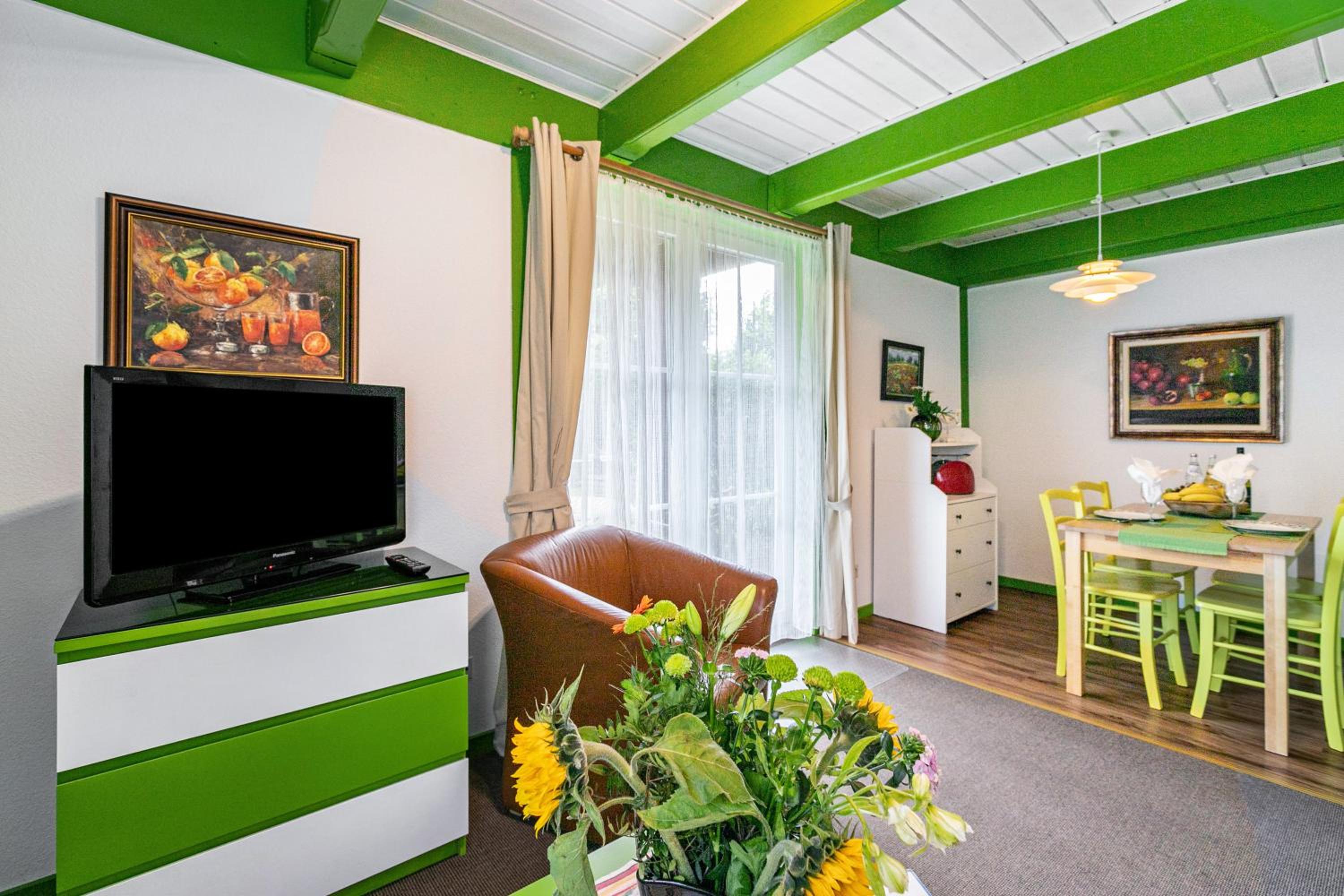 One-Bedroom Apartment with Garden View