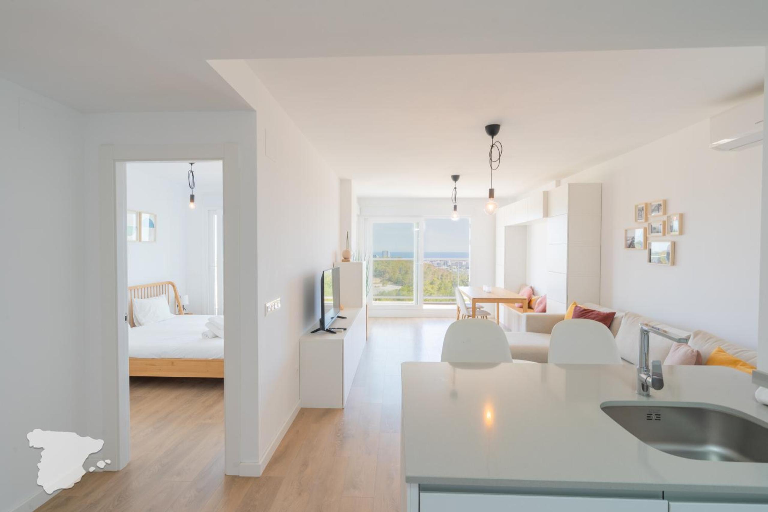 Apartamento con vista al mar