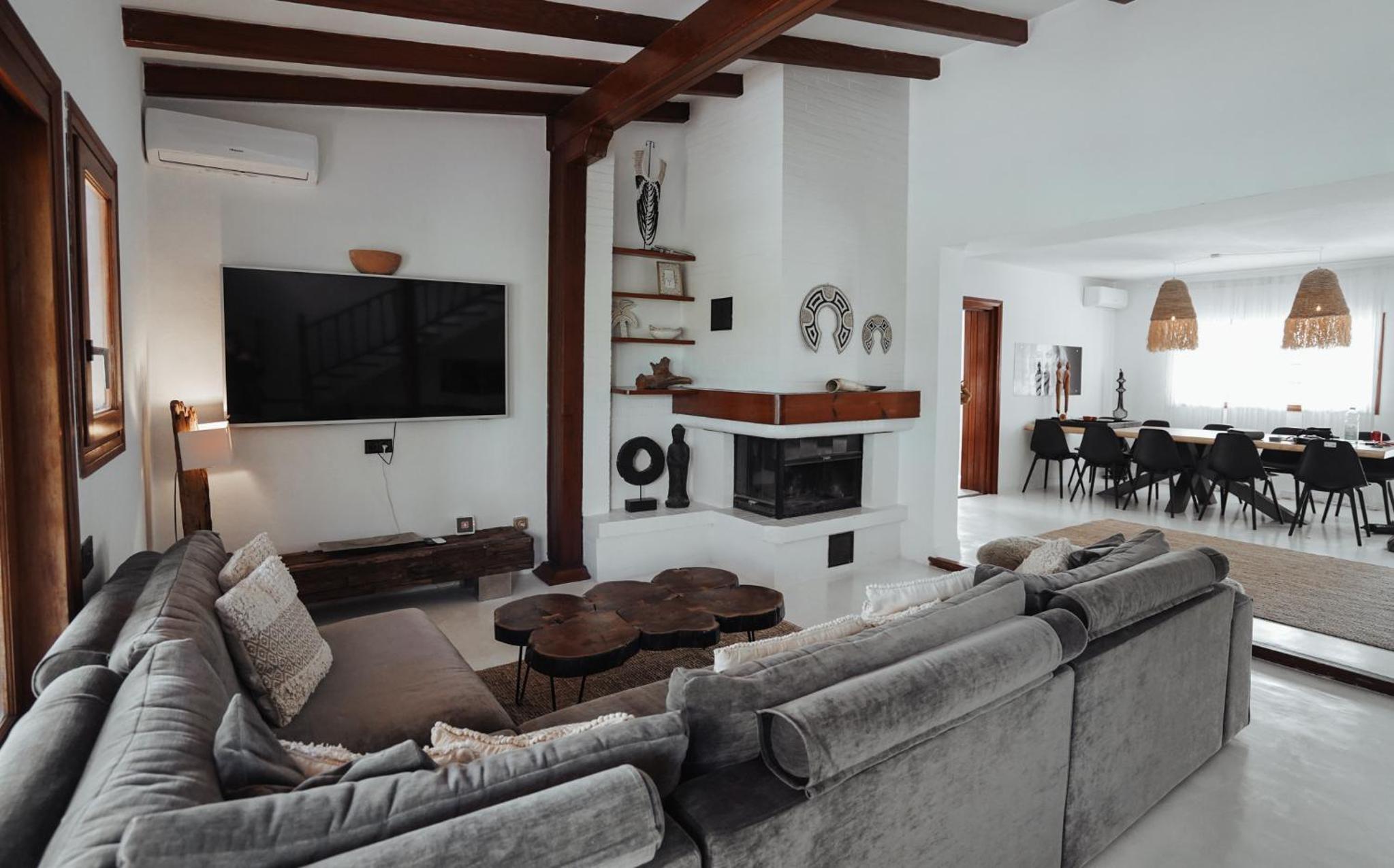 Villa con vistas al jardín