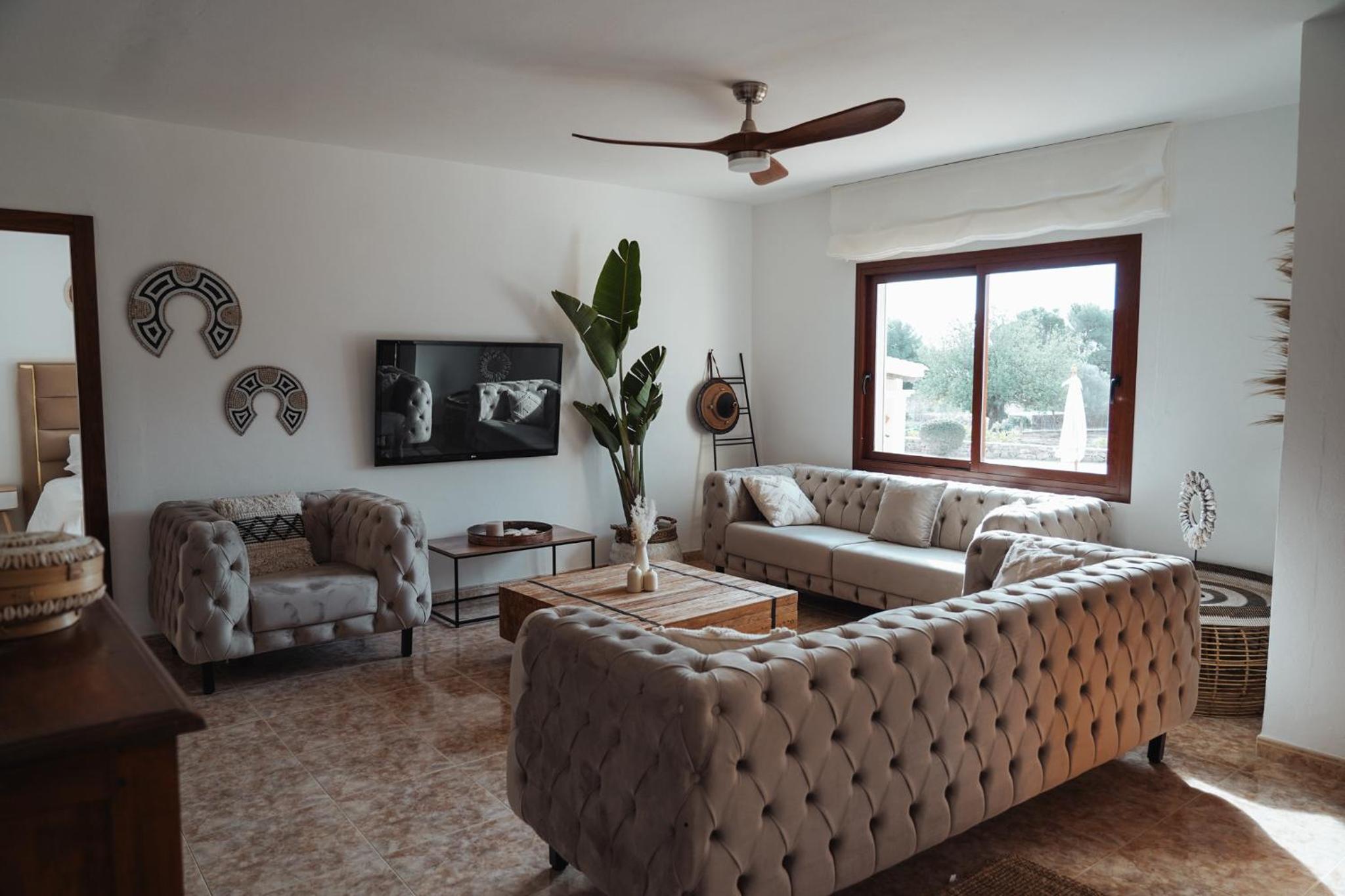 Villa con vistas al jardín