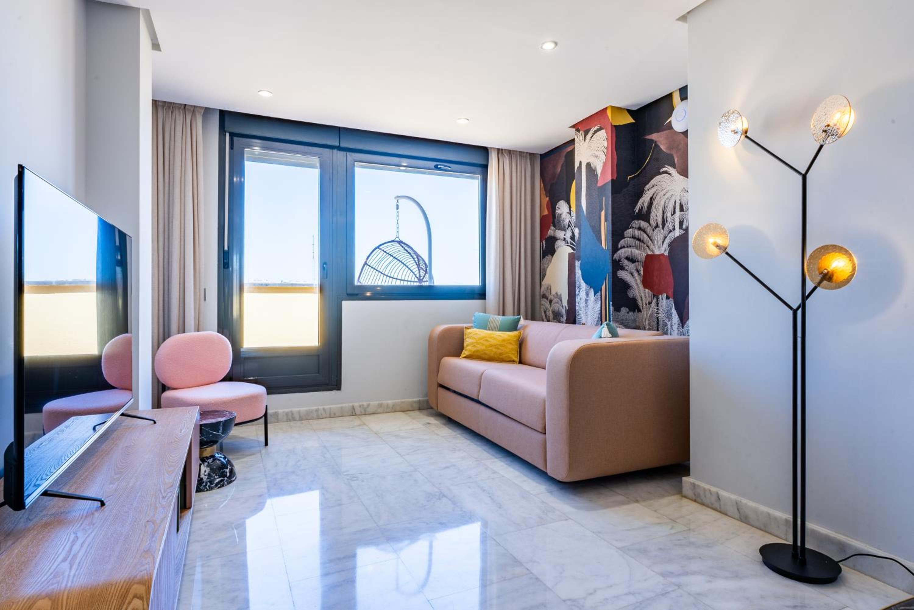 Apartamento de una habitación con terraza