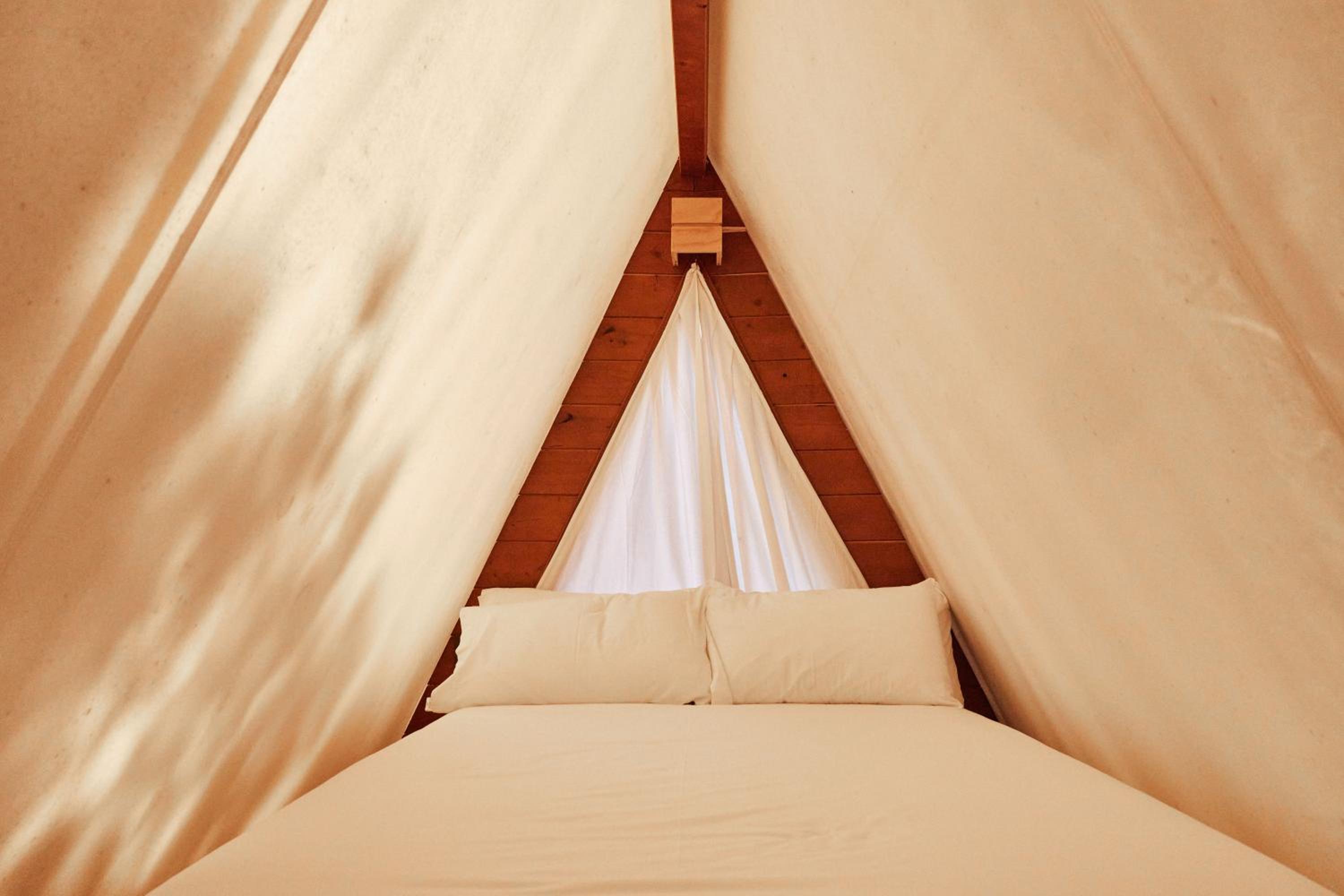 Glamping Sauceda con baño privado (6 personas)