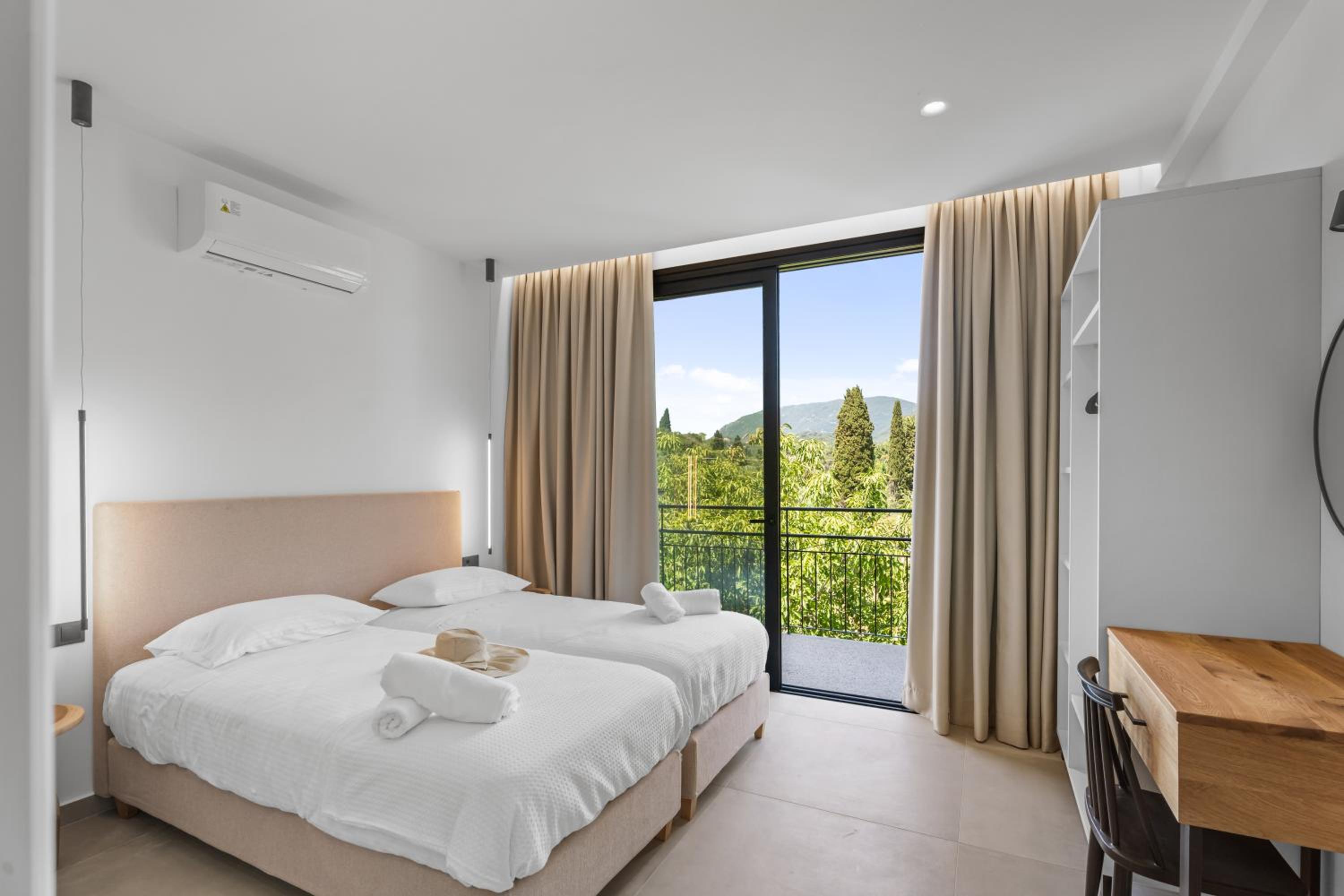One-Bedroom Apartment with Balcony and Mountain View  
