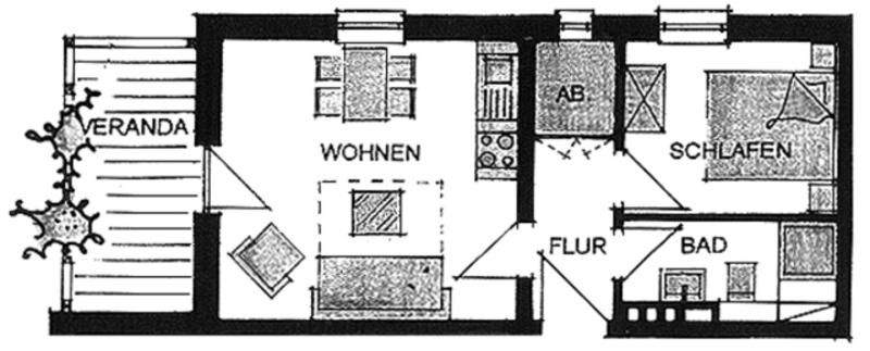 One-Bedroom Apartment 1rb11 photo 2