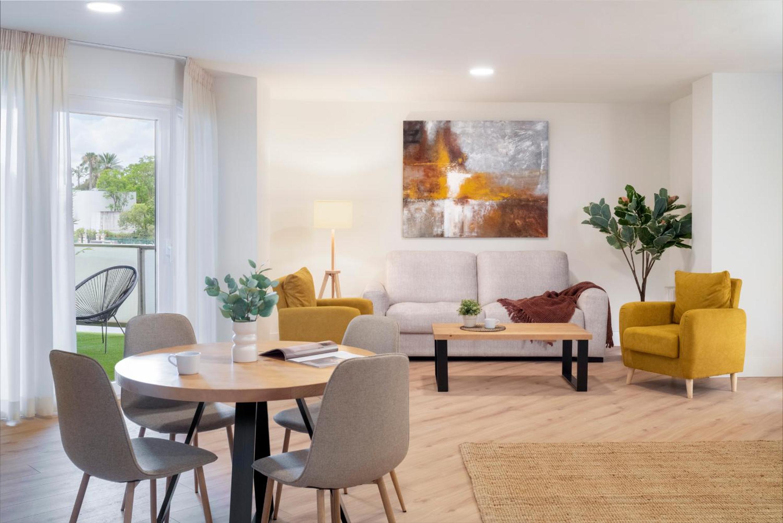 Apartamento de una habitación con terraza