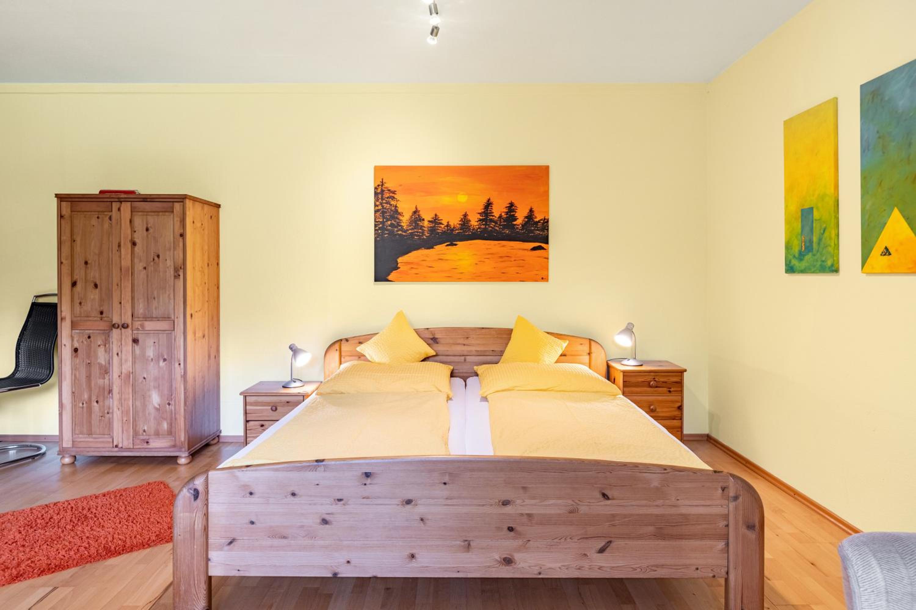 One-Bedroom Apartment with Garden View