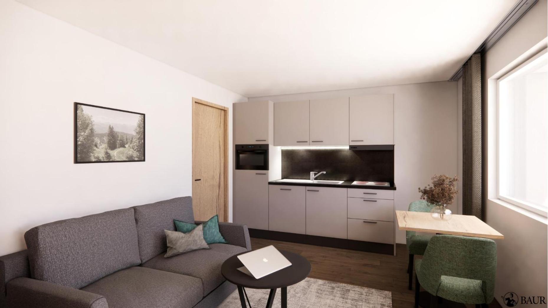 One-Bedroom Apartment with Balcony and Mountain View   photo 2